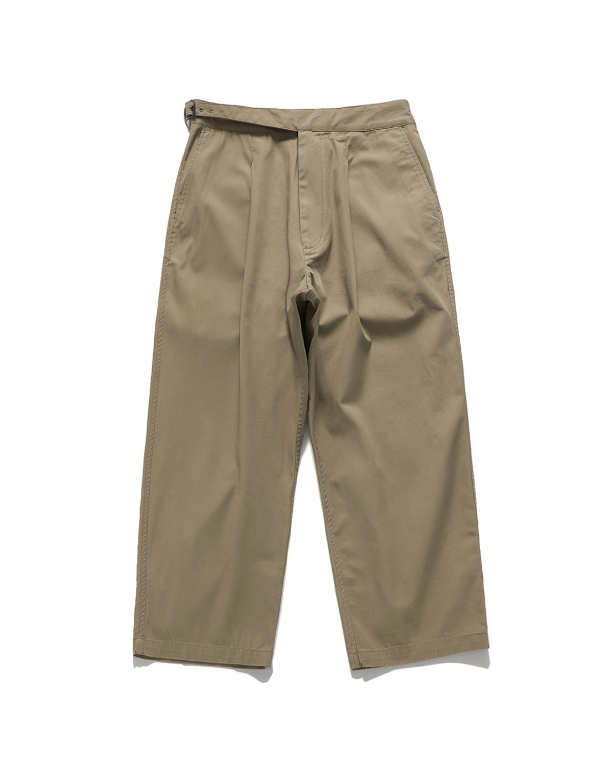 Eastlogue SINGLE BELTED COMFY PANTS / SAND