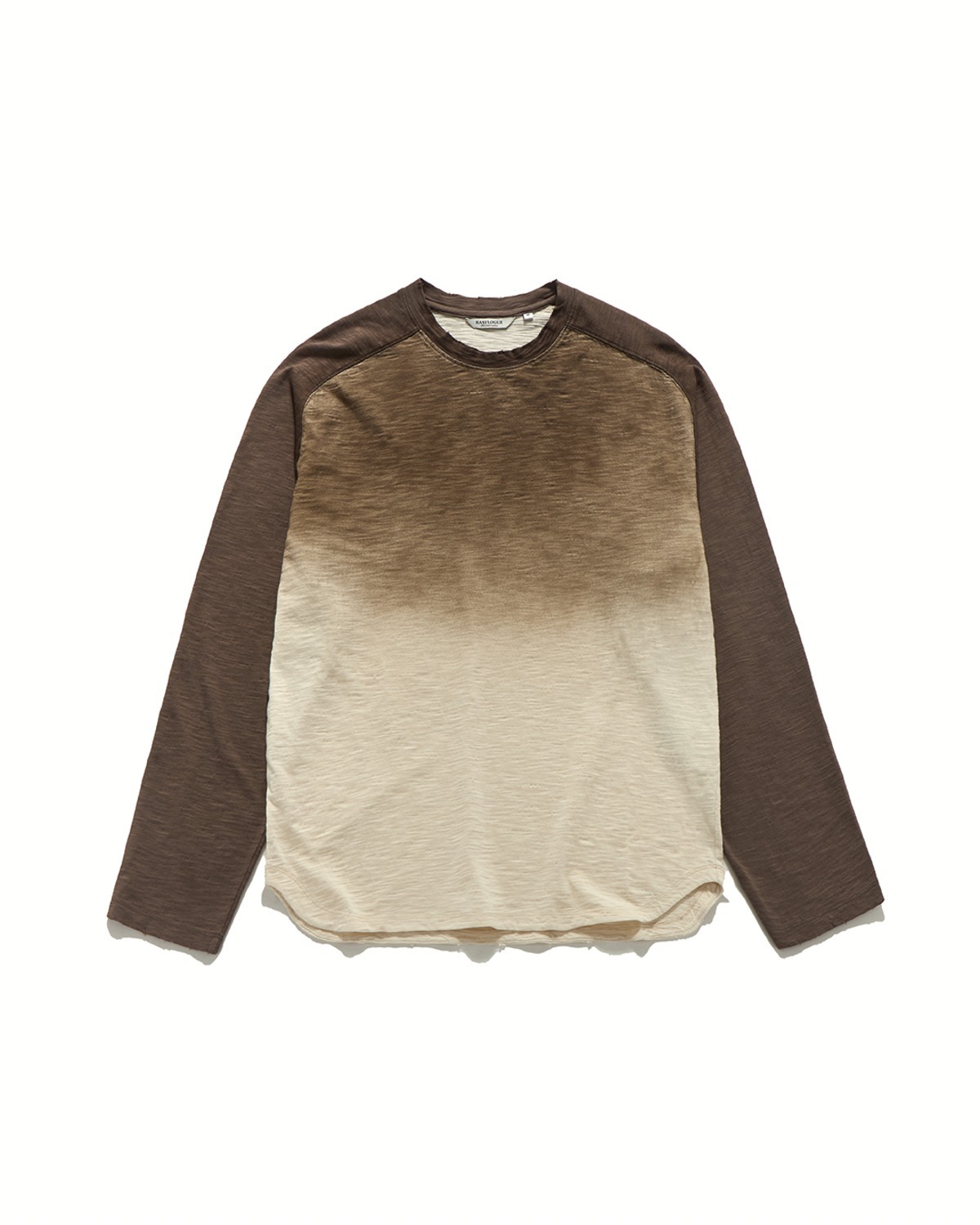 Eastlogue WANDARER RAGLAN L.S T-SHIRTS / BROWN & CREAM