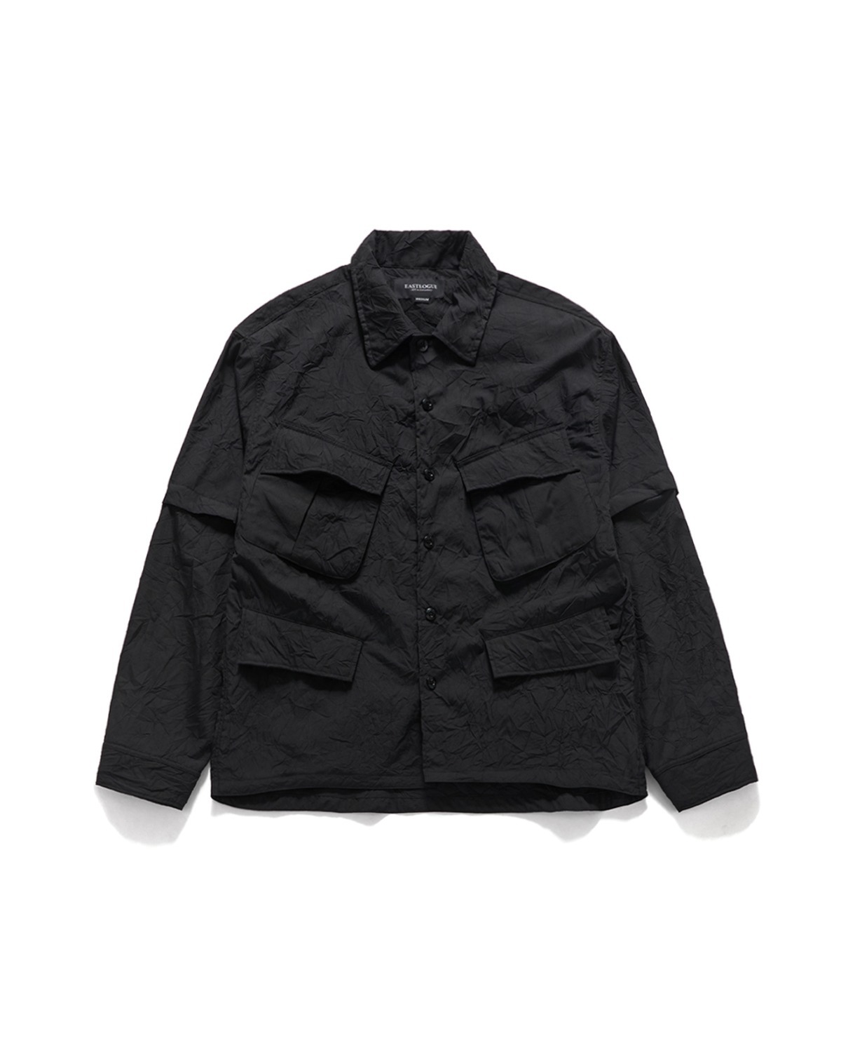 Eastlogue JUNGLE COMBAT SHIRTS / CREASE BLACK