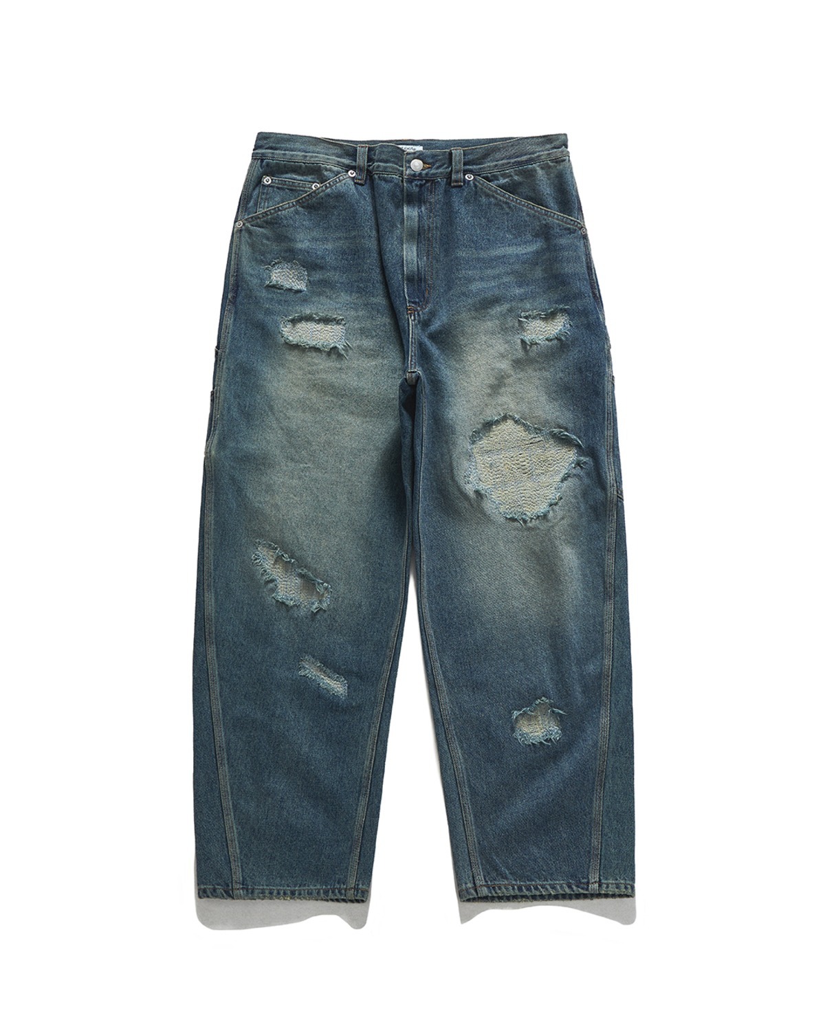 Eastlogue DAMAGED CARPENTER PANTS / VINTAGE INDIGO