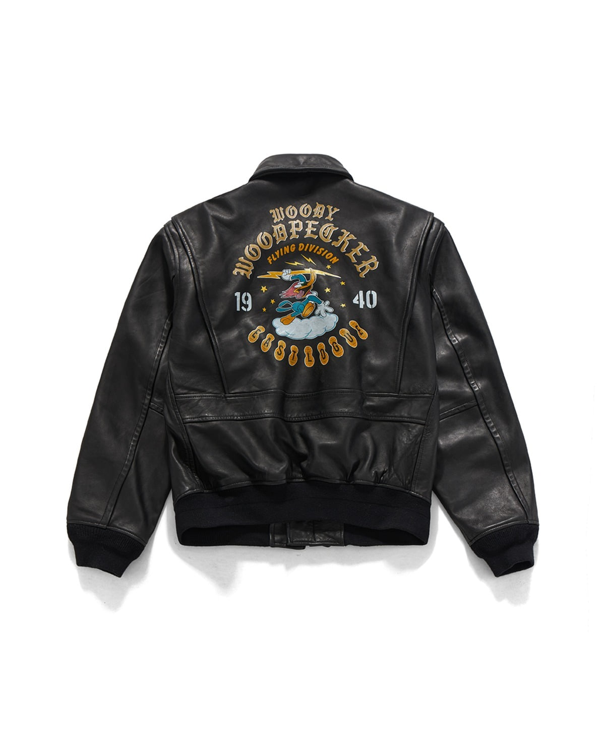 Eastlogue VINTAGE LIGHTNING WOODY A2 JACKET / BLACK