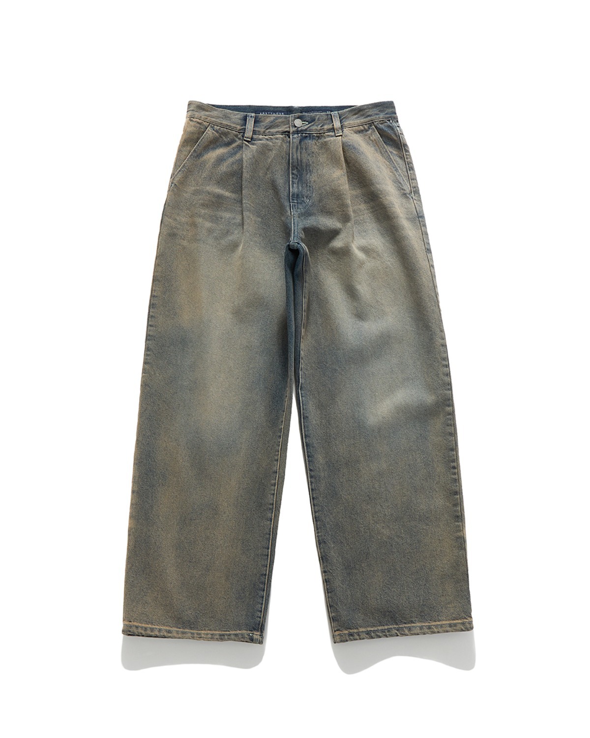 Eastlogue ONE PLEATS WIDE DENIM / LIGHT INDIGO