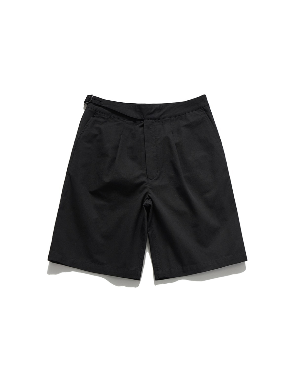 【BOHEMSEO】 BELTED OBLIQUE SHORTS, BLACK 8059039623041-1.jpg?v=1745501522