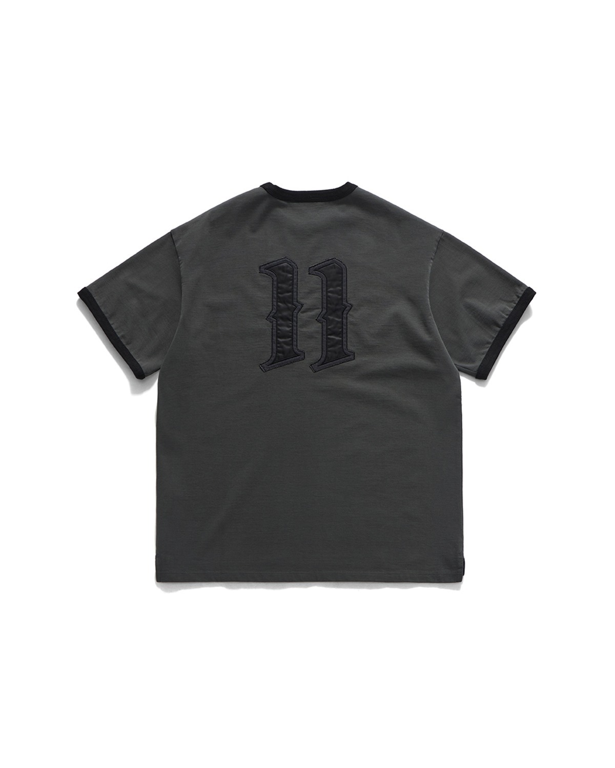 Eastlogue 11 RINGER T-SHIRTS / GREY & BLACK