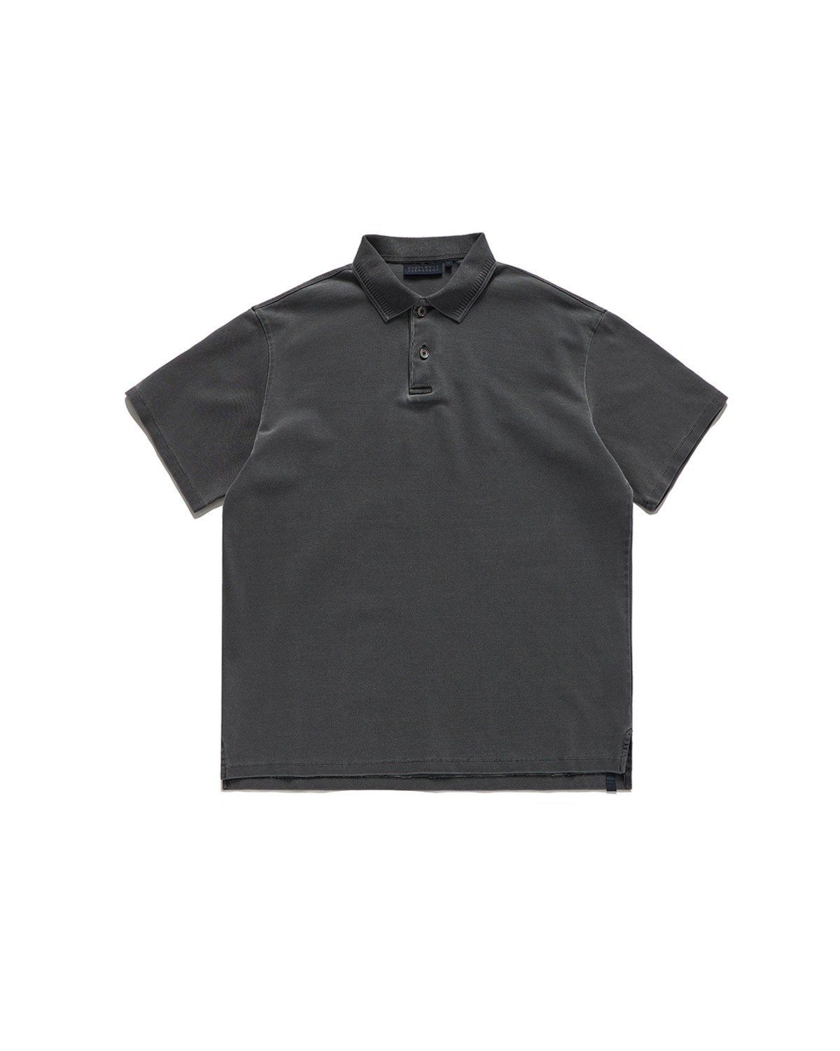 Eastlogue DYEING PIQUE T-SHIRTS / CHARCOAL