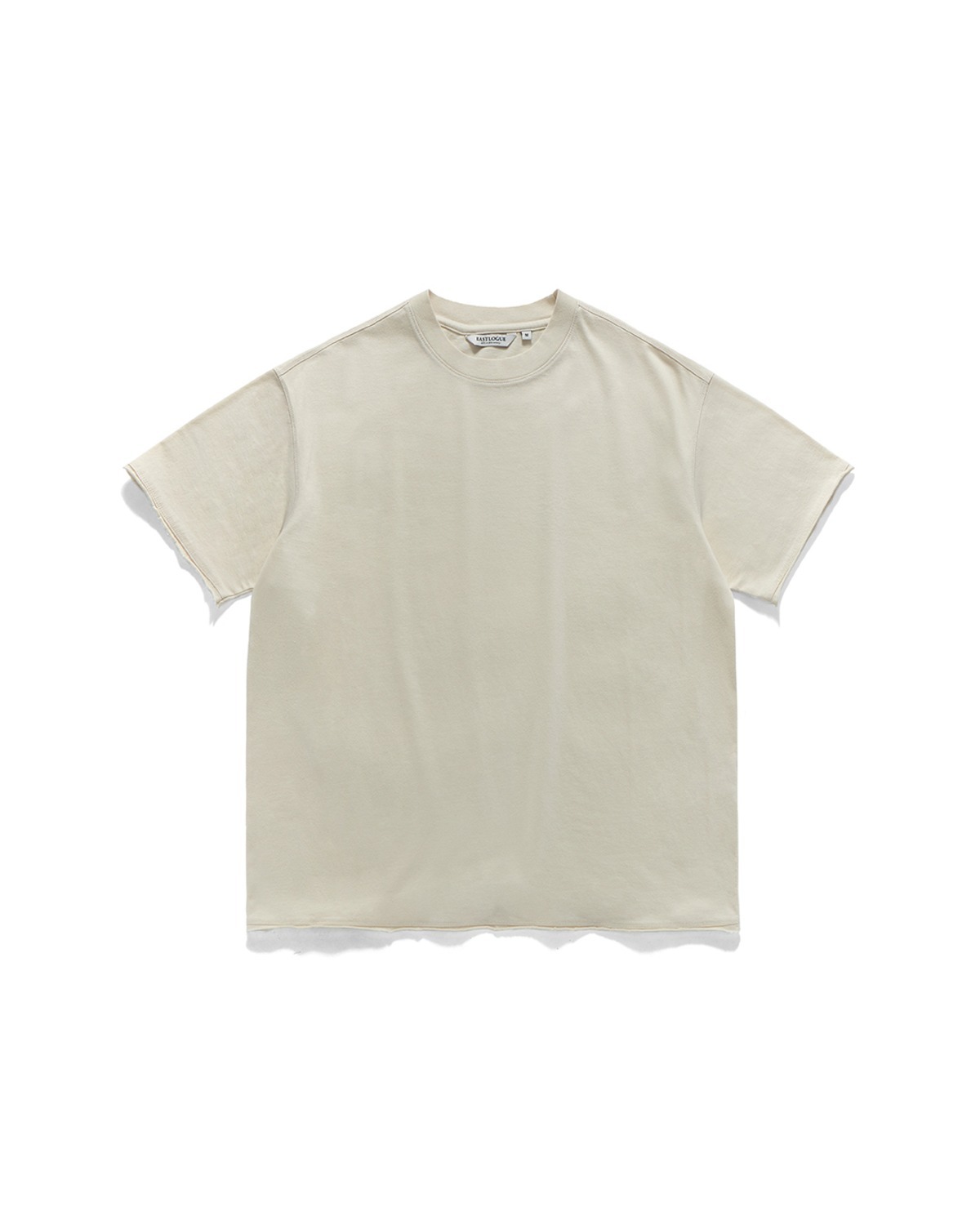 Eastlogue CUT OUT BOXY T-SHIRTS / ECRU