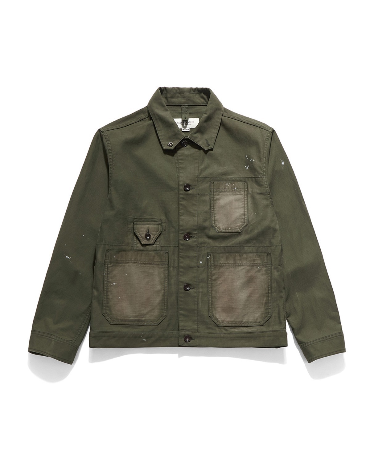 Eastlogue WEEKEND BLUES JACKET / PAINTING OLIVE