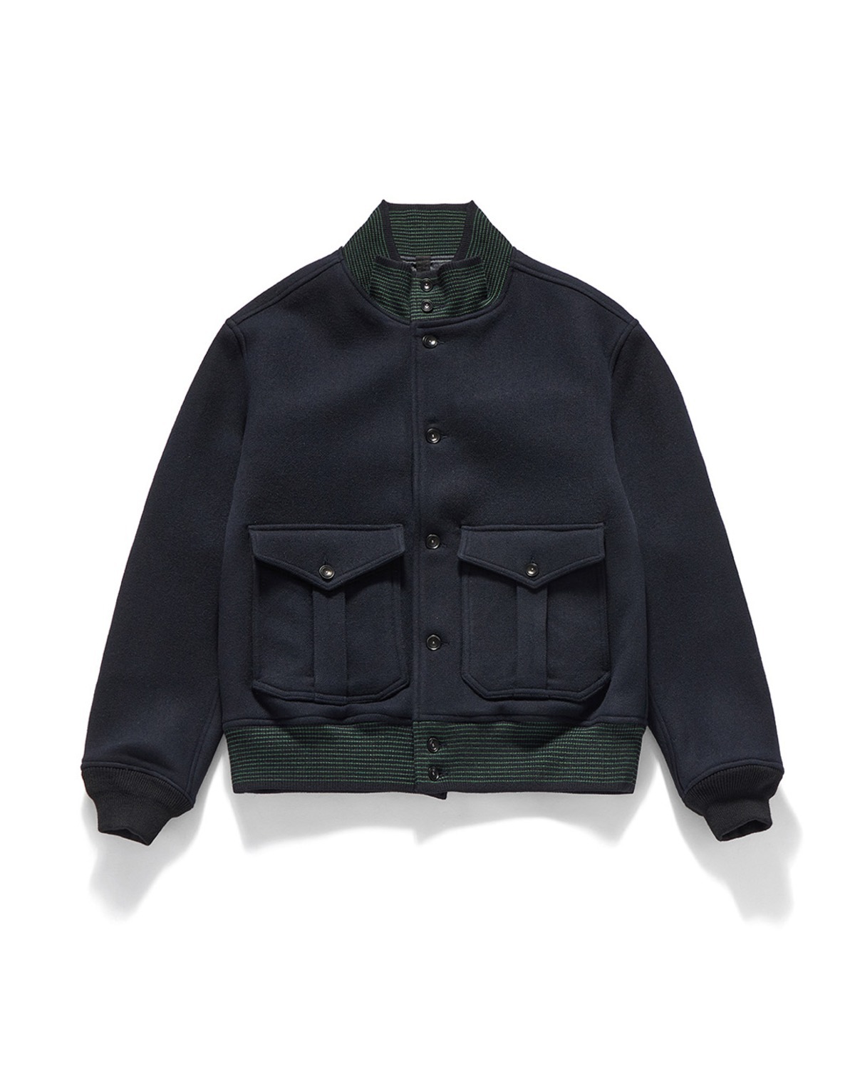 Eastlogue TENDER BLOUSON JACKET / D.NAVY WOOL
