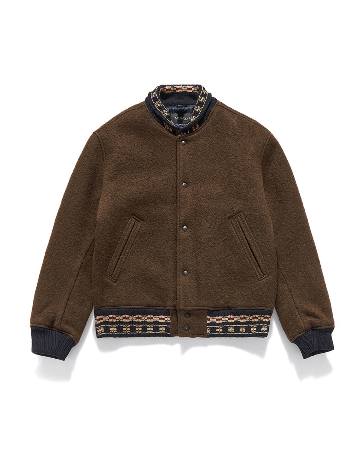 Eastlogue TEDDY BLOUSON JUMPER / OLIVE BROWN
