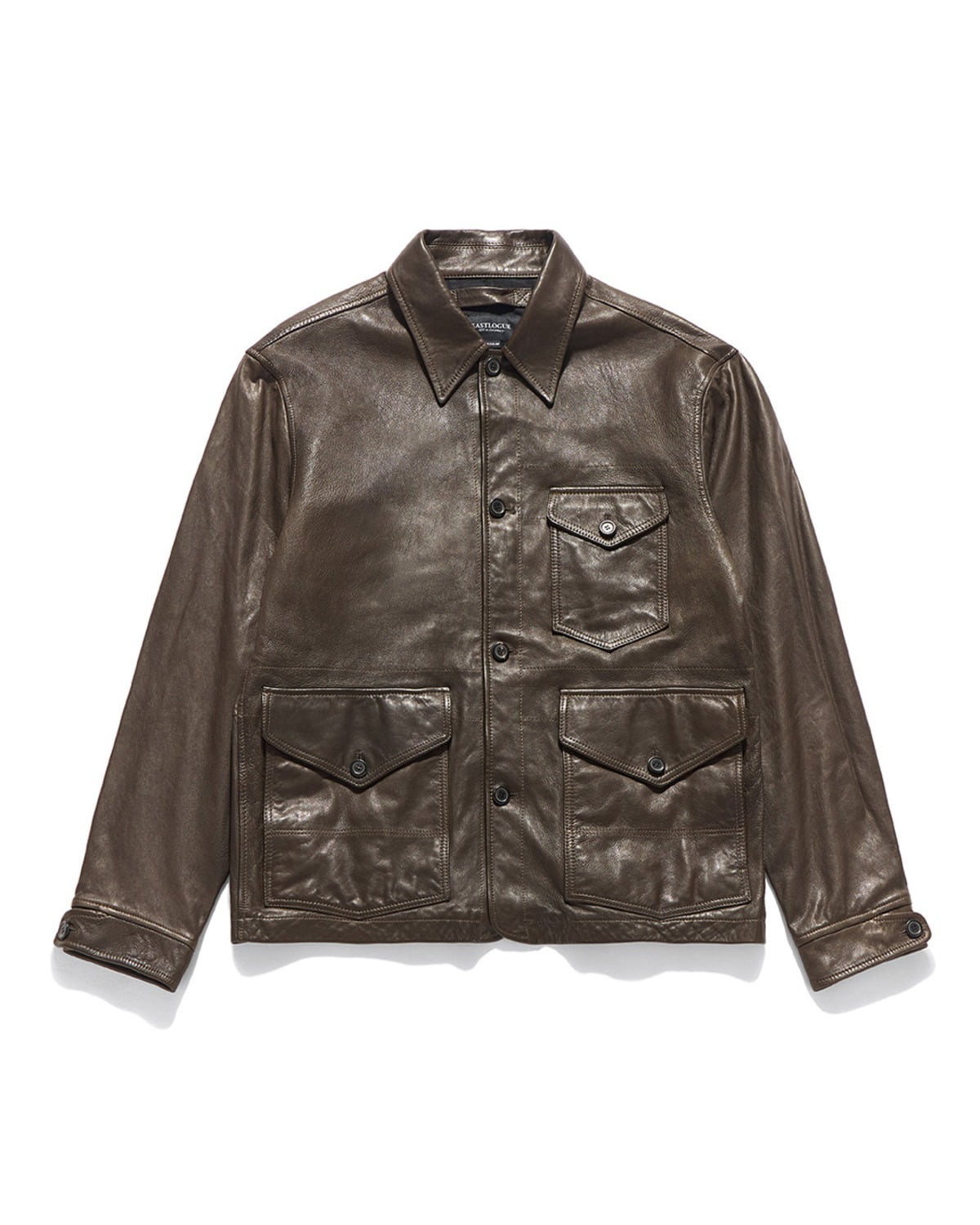 Eastlogue TRAILFINDER LEATHER JACKET / D.BROWN