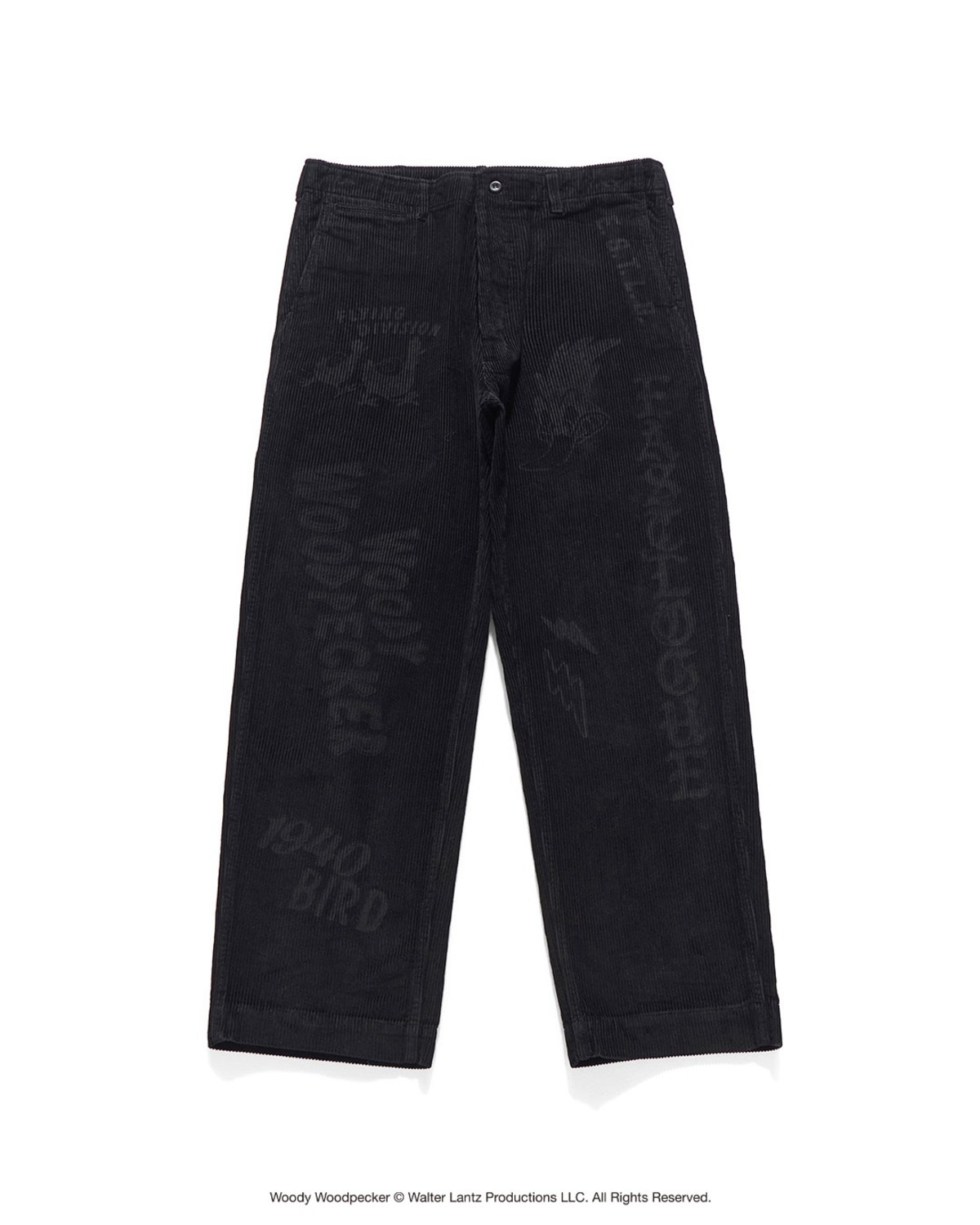 Eastlogue VINTAGE MEMIRIAL CHINO PANTS / BLACK CORDUROY