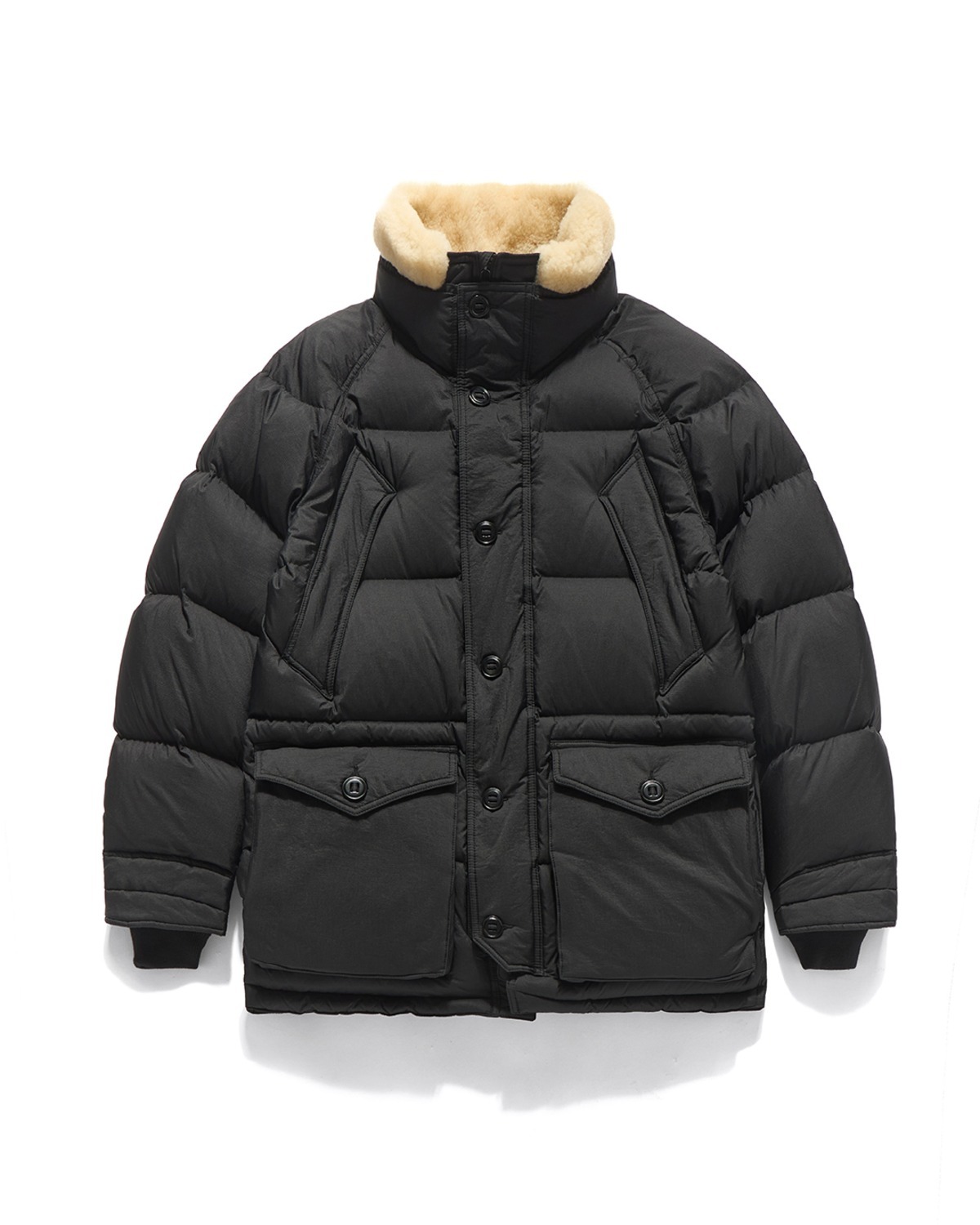 SHEARLING POLAR DOWN PARKA / BLACK