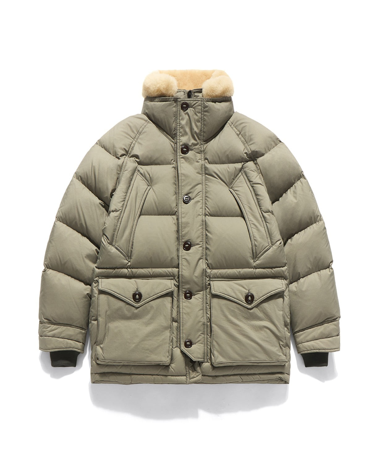 SHEARLING POLAR DOWN PARKA / SAND BEIGE