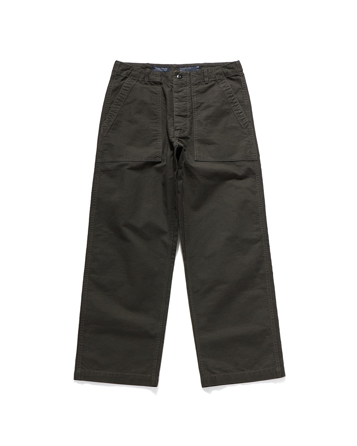 Eastlogue FATIGUE PANTS_LOT.025 / ASH BLACK BACKSATIN