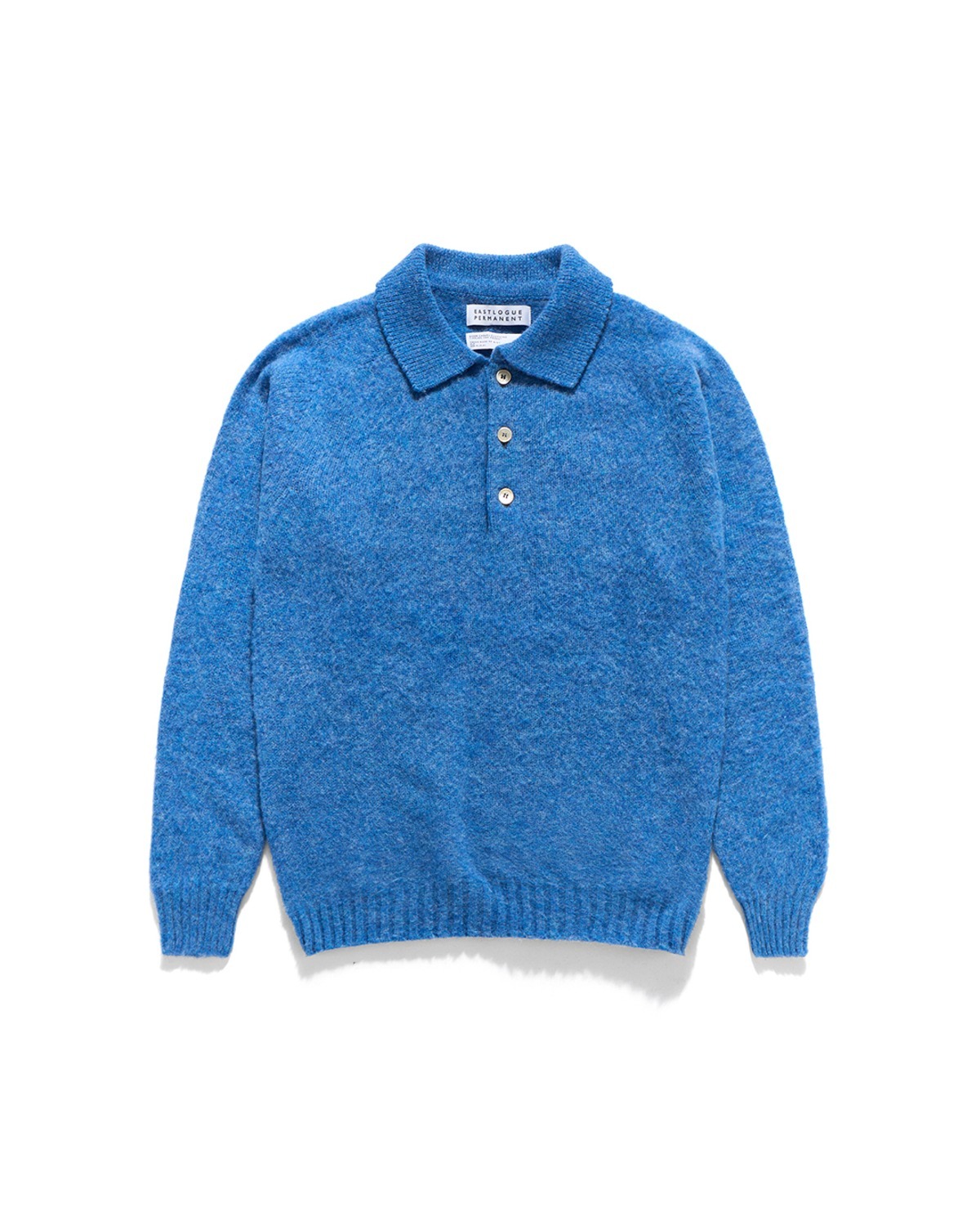 Eastlogue SHAGGY DOG POLO NECK SWEATER / ROYAL BLUE