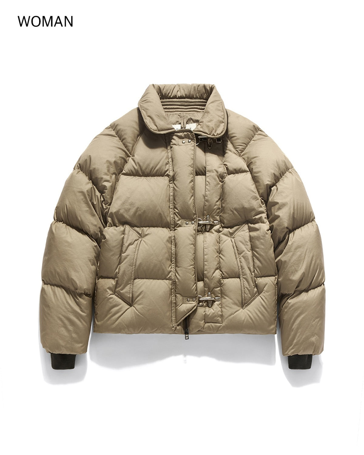 WOMAN) FIREMAN SHORT DOWN JACKET / BLACK - EASTLOGUE