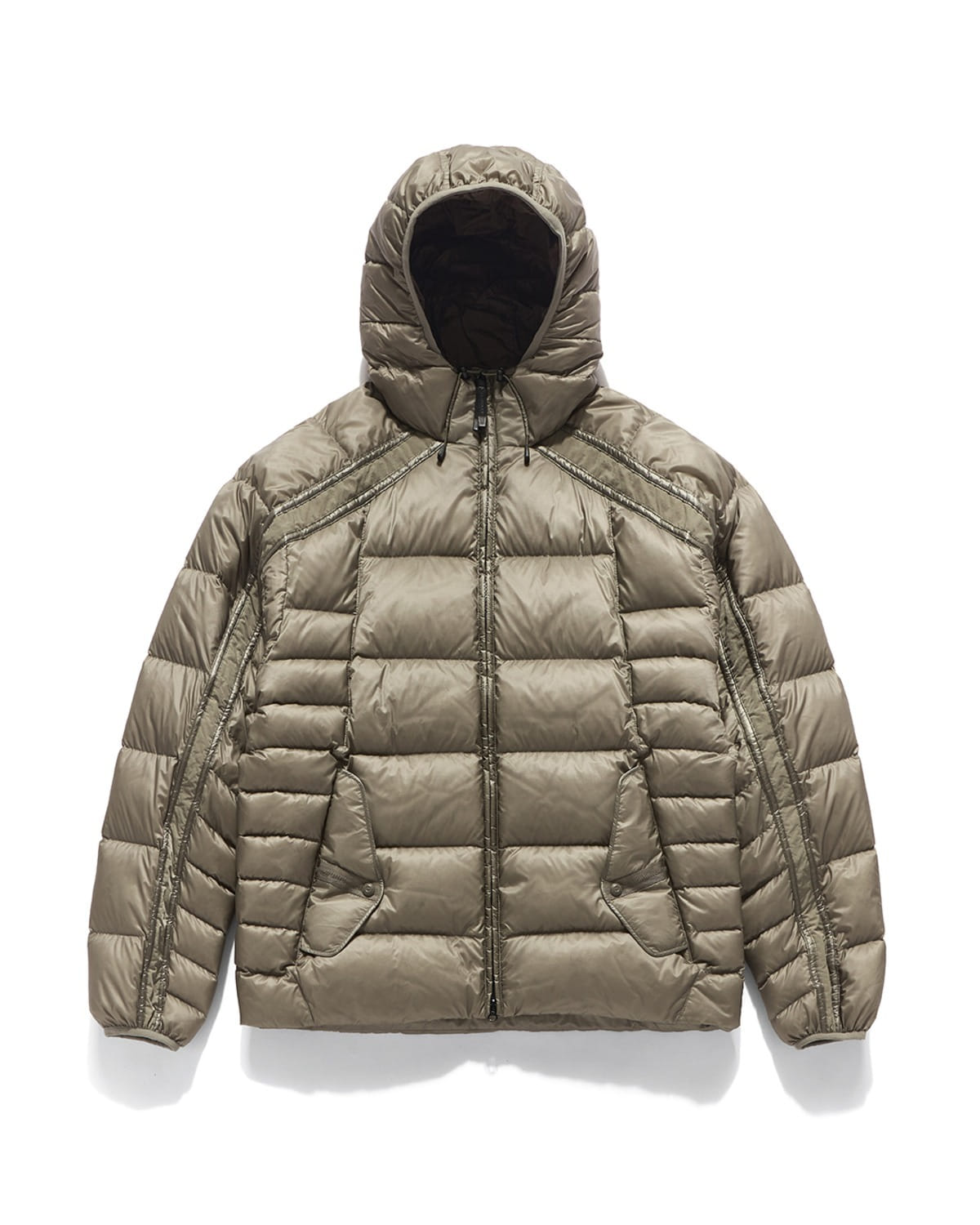 MOGULS HOODED LIGHT DOWN / SAND BEIGE | EASTLOGUE