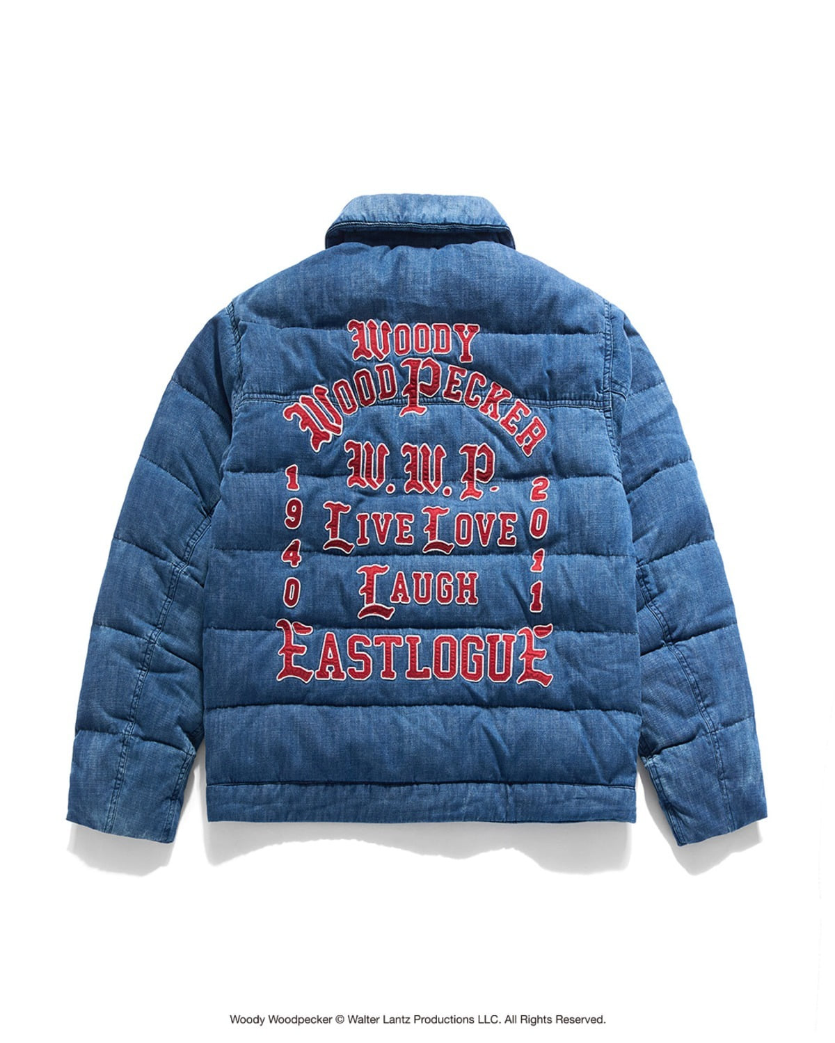 Eastlogue WOODY TRUCKER DOWN JACKET / INDIGO DENIM