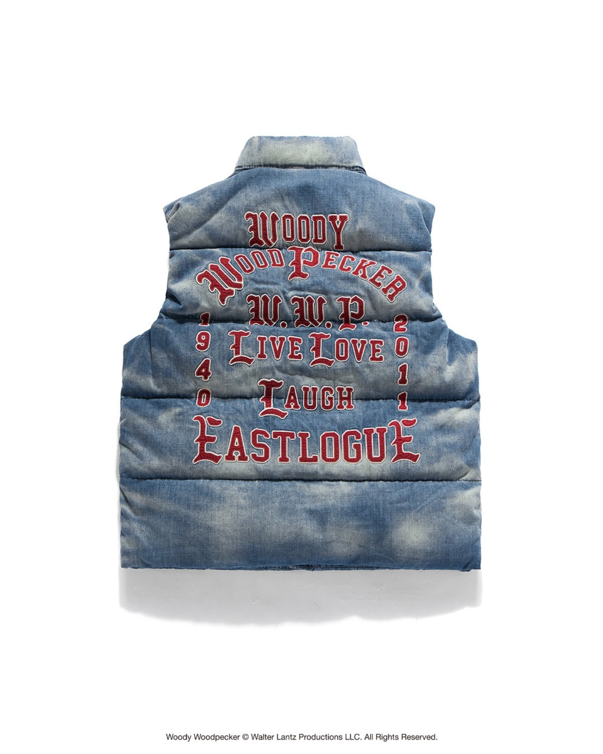 Eastlogue WOODY MOUNTAIN DOWN VEST / INDIGO DENIM