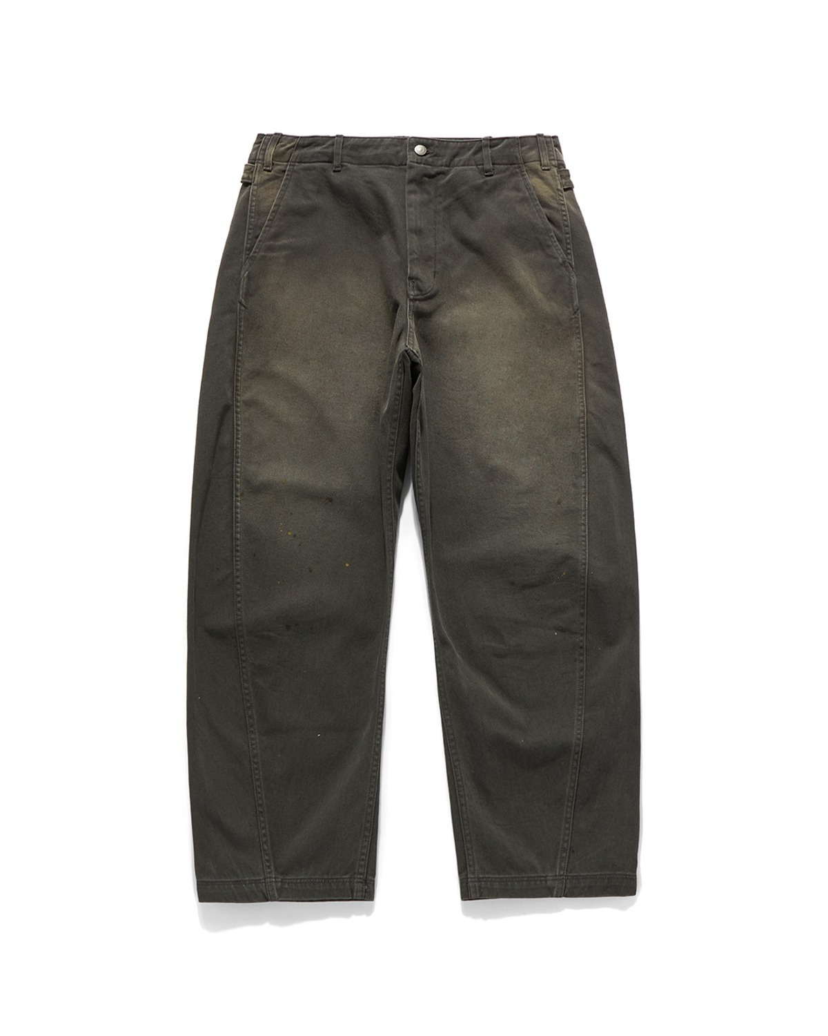 Eastlogue CINCH BACK CURVED PANTS / VINTAGE CHARCOAL