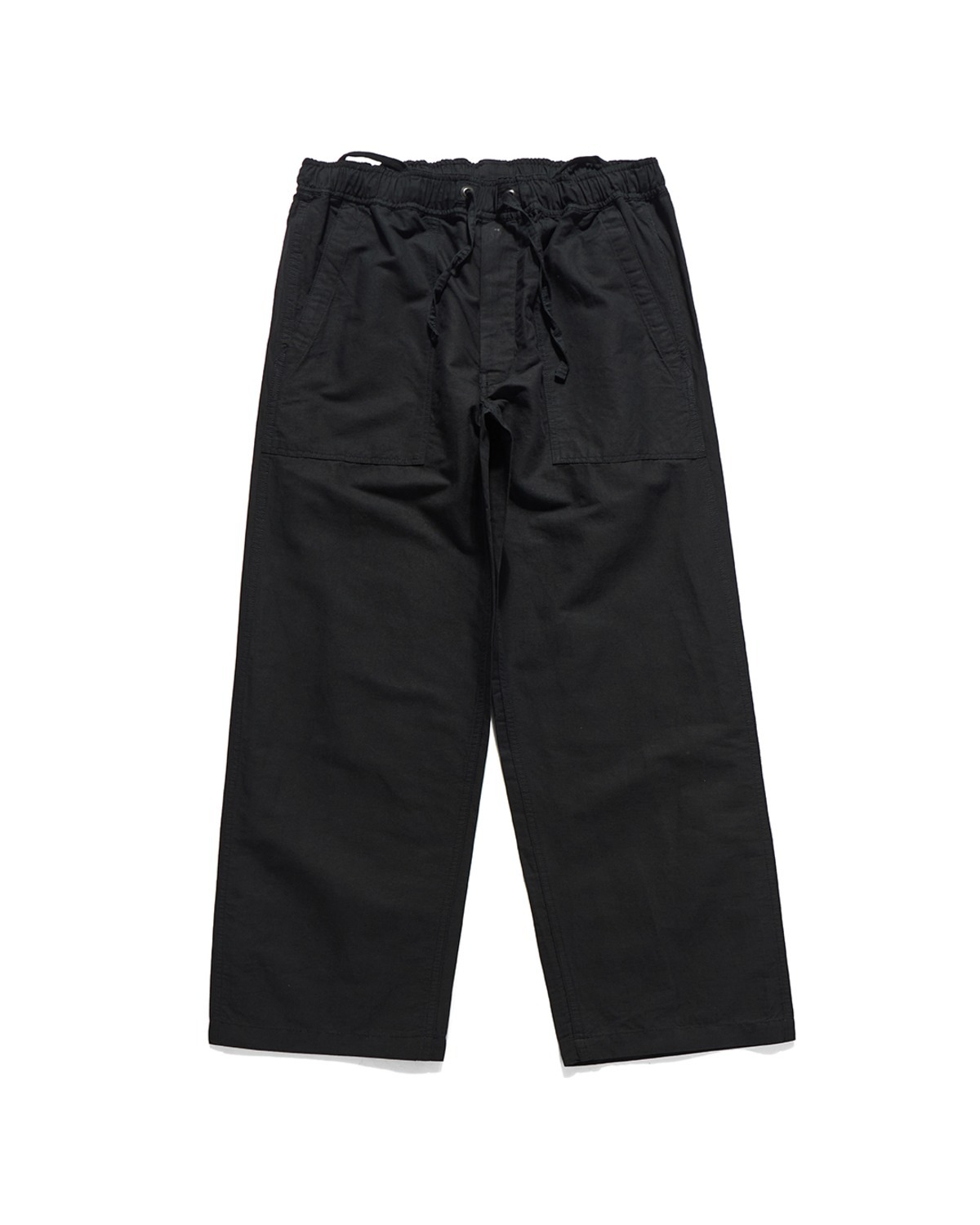 Eastlogue FATIGUE EASY PANTS / BLACK LINEN