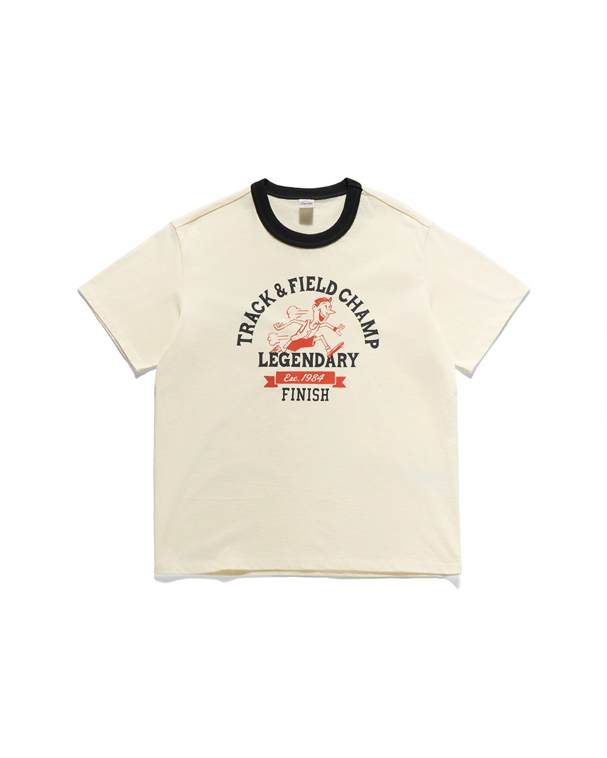 Eastlogue TRACK & FIELD CHAMP T-SHIRTS / BLACK RINGER