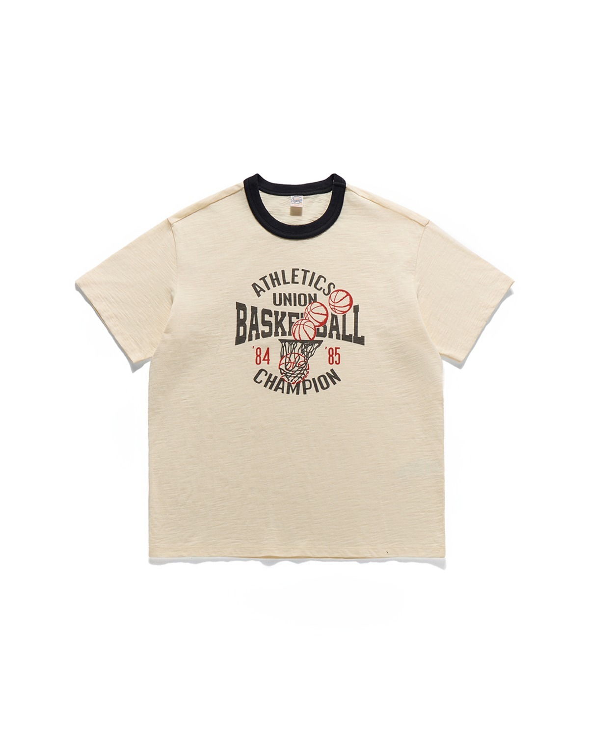 Eastlogue ATHLETICS BASKETBALL T-SHIRTS / BLACK RINGER