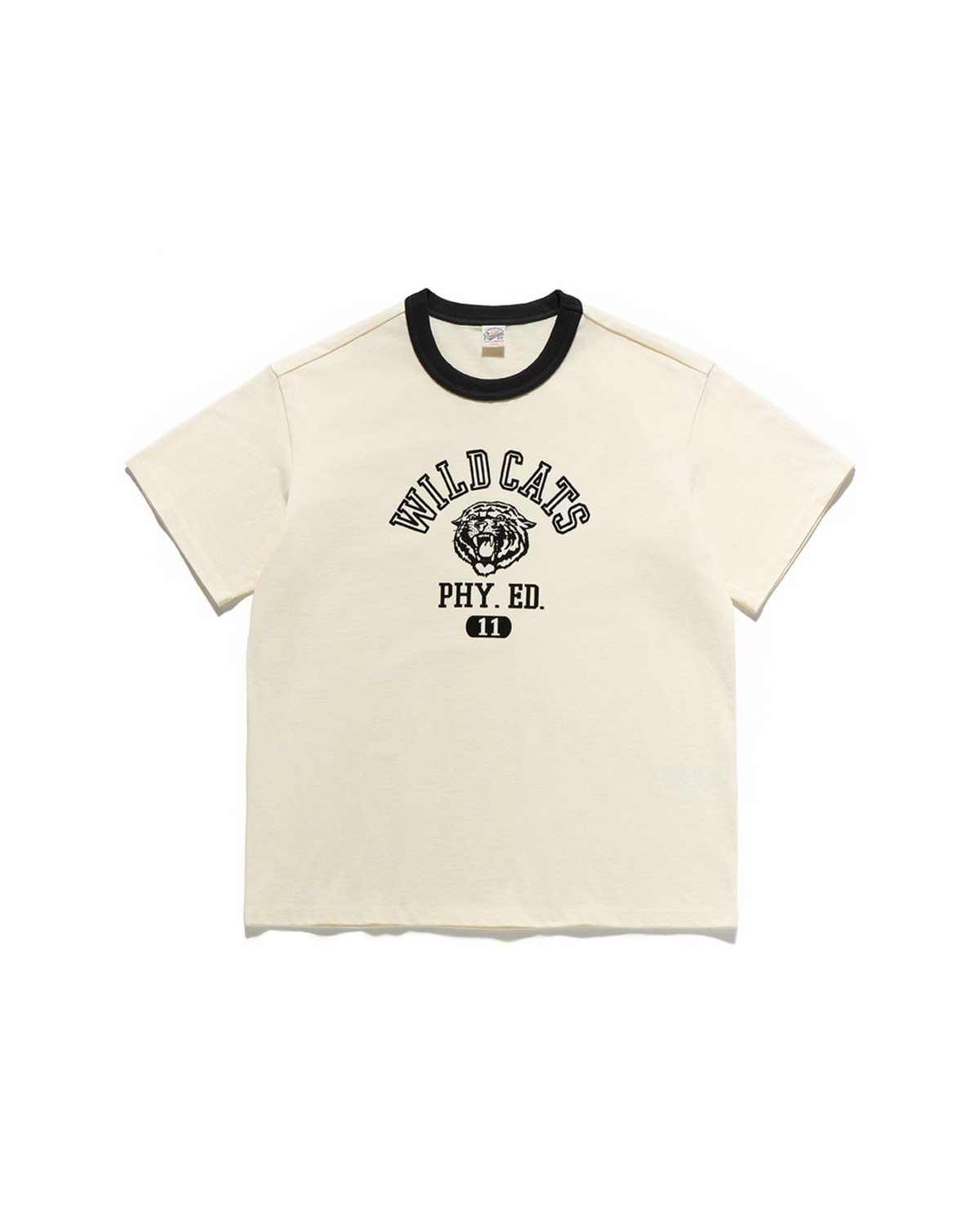 Eastlogue UNIVERSITY WILD CATS T-SHIRTS / BLACK RINGER