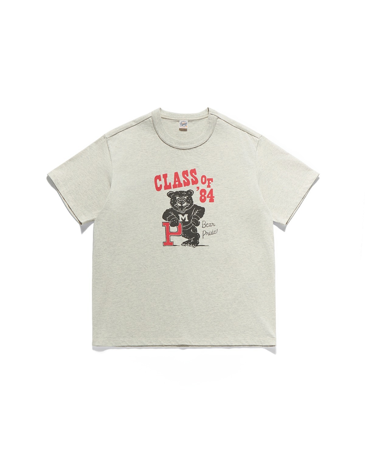 Eastlogue UNIVERSITY BEAR T-SHIRTS / OATMEAL