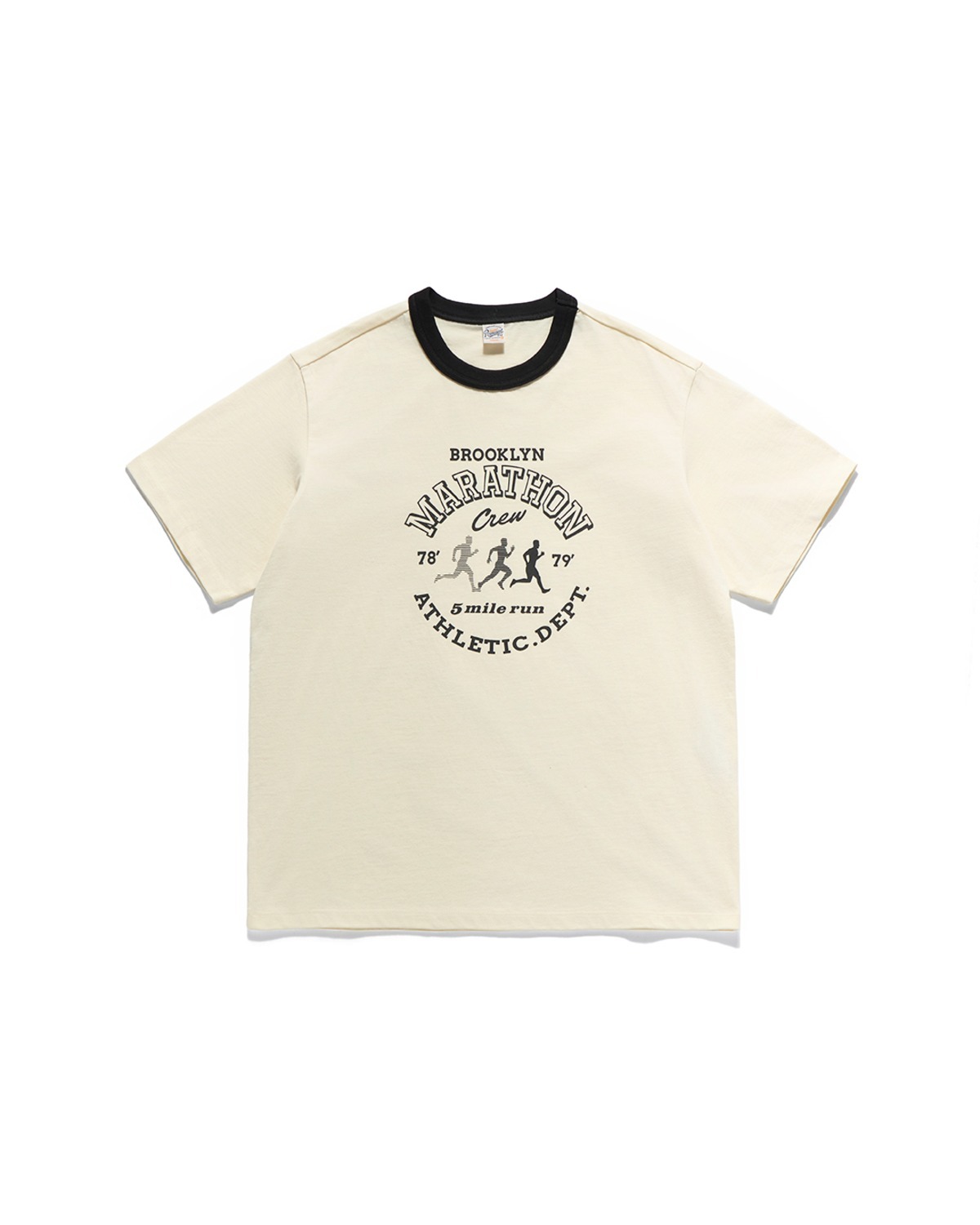 Eastlogue BROOKLYN MARATHON T-SHIRTS / BLACK RINGER