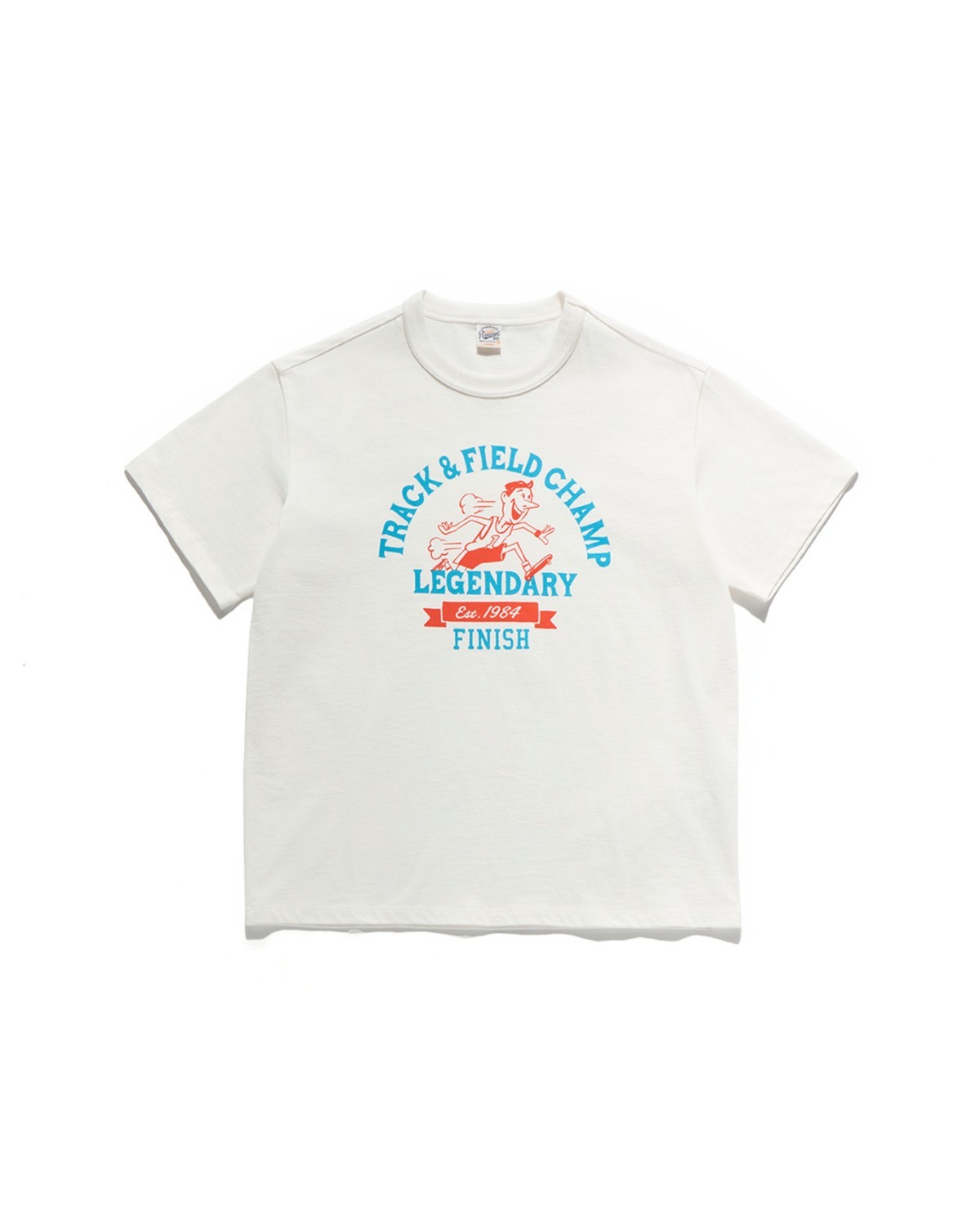 Eastlogue TRACK & FIELD CHAMP T-SHIRTS / OFF WHITE