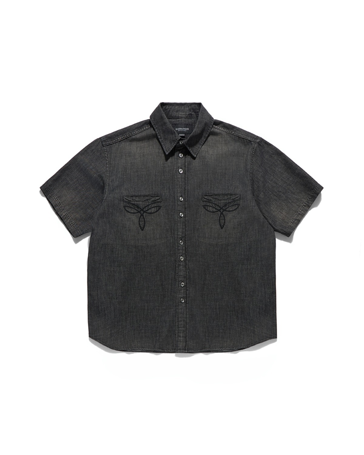 Eastlogue ANTIQUE COUNTRY HALF SHIRTS / BLACK DENIM