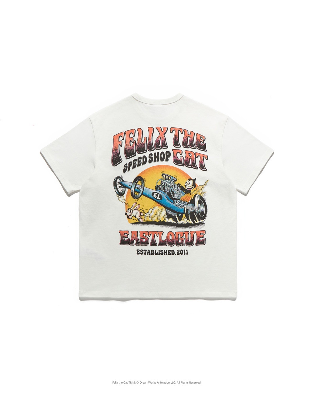 Eastlogue FEILX SPEEDSTER RACEING T-SHIRTS / OFF WHITE