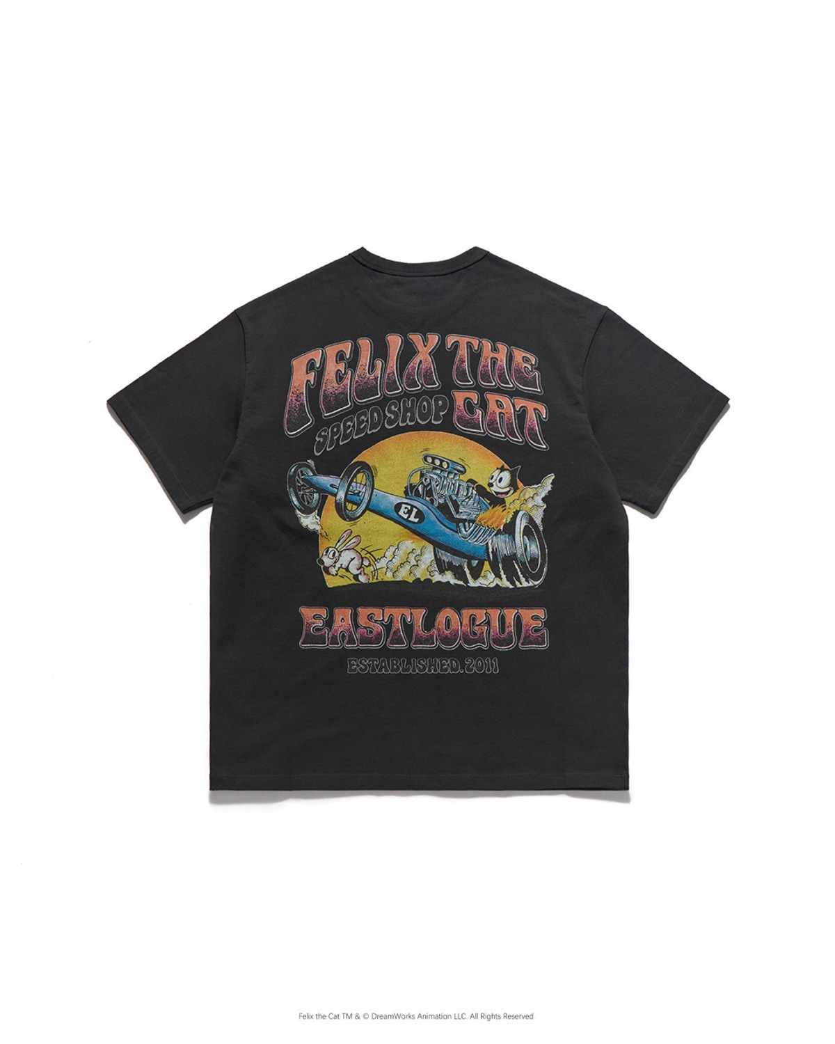 Eastlogue FEILX SPEEDSTER RACEING T-SHIRTS / BLACK
