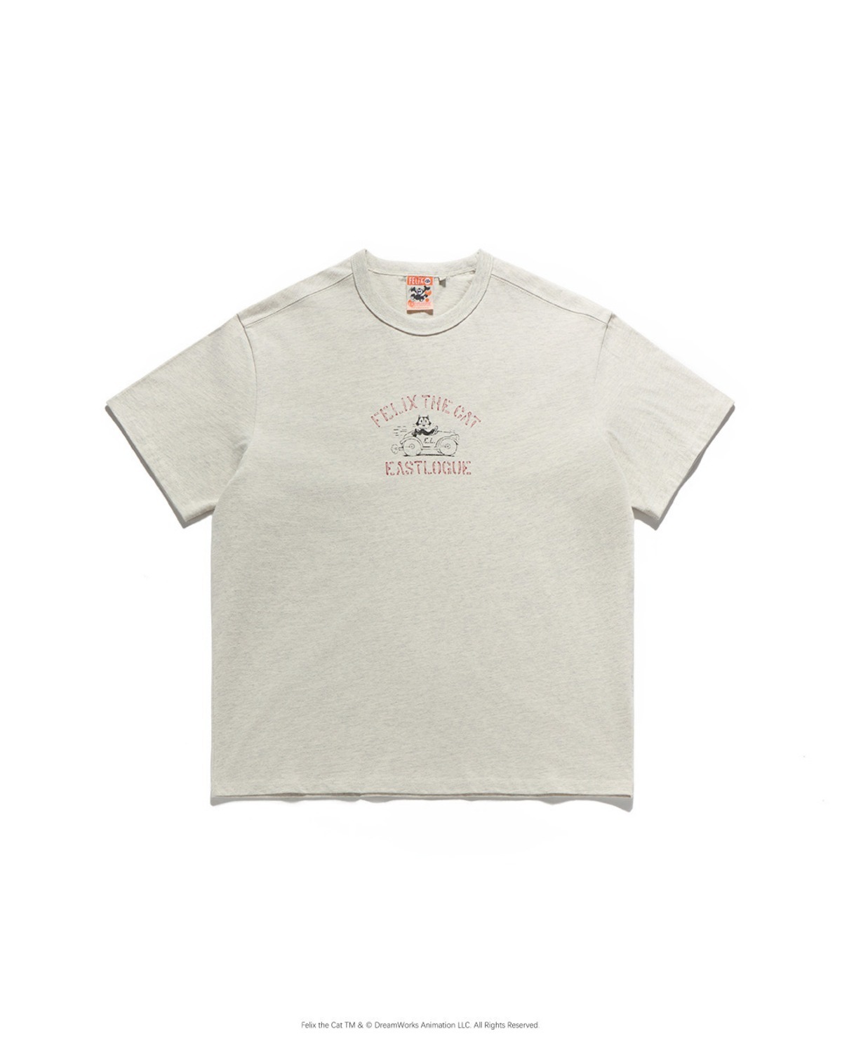 Eastlogue FELIX RODSTER STENCIL T-SHIRTS / OATMEAL