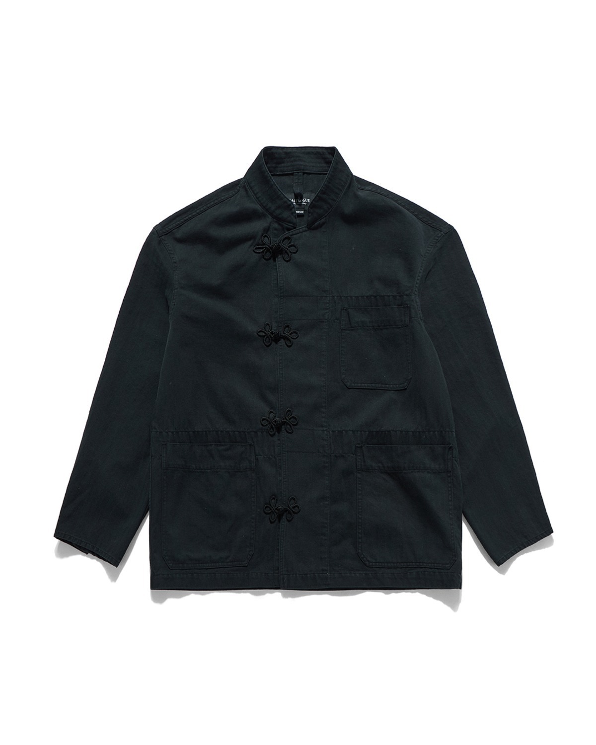 Eastlogue LOTUS COVERALL CHORE JACKET / BLACK HERRINGBONE