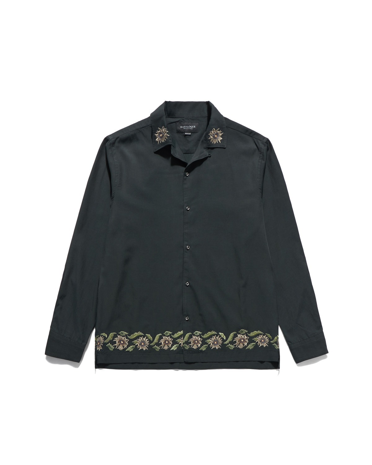 Eastlogue BREEZY EMBROIDERED SHIRTS / CHARCOAL