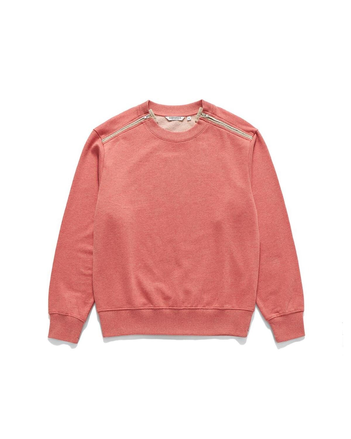 Eastlogue ARMY DOUBLE ZIP SWEAT SHIRTS / SALMON