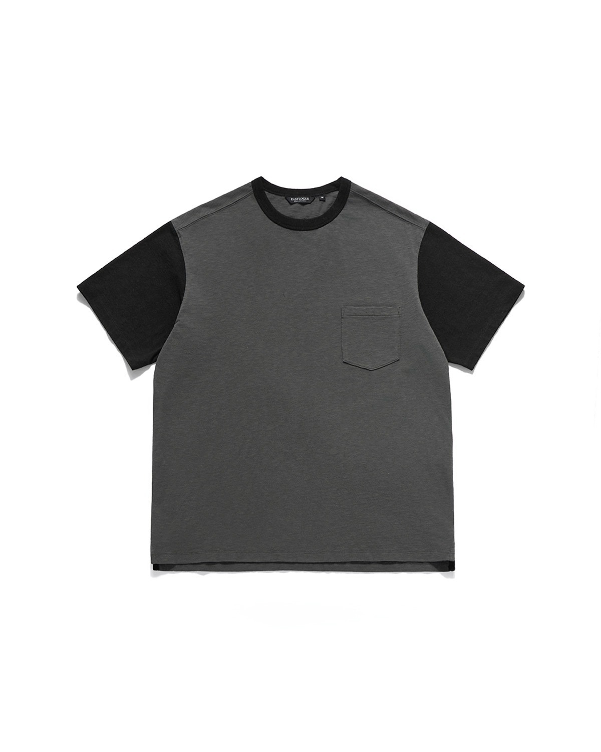 Eastlogue RALLY CLUB RINGER T-SHIRTS / CHARCOAL & BLACK