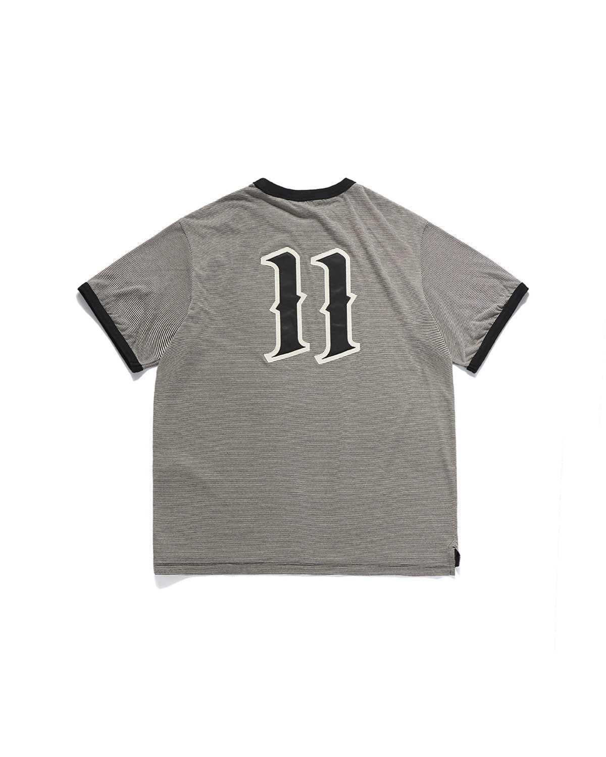 Eastlogue 11 RINGER T-SHIRTS / BLACK STRIPE & BLACK