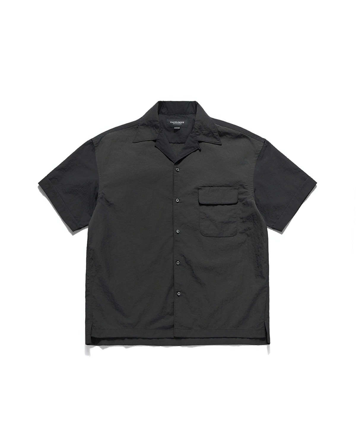 Eastlogue HOLIDAY HALF SHIRTS / CHARCOAL TWILL