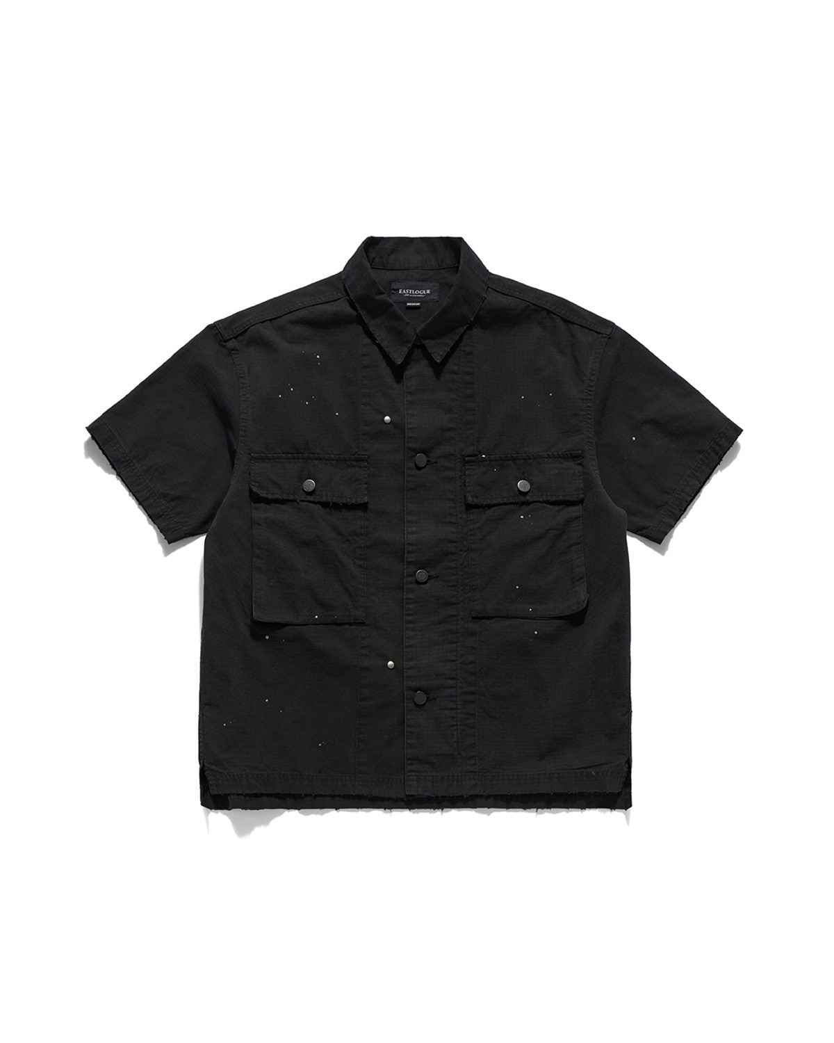 Eastlogue M43 MIL HALF SHIRTS / BLACK RIPSTOP