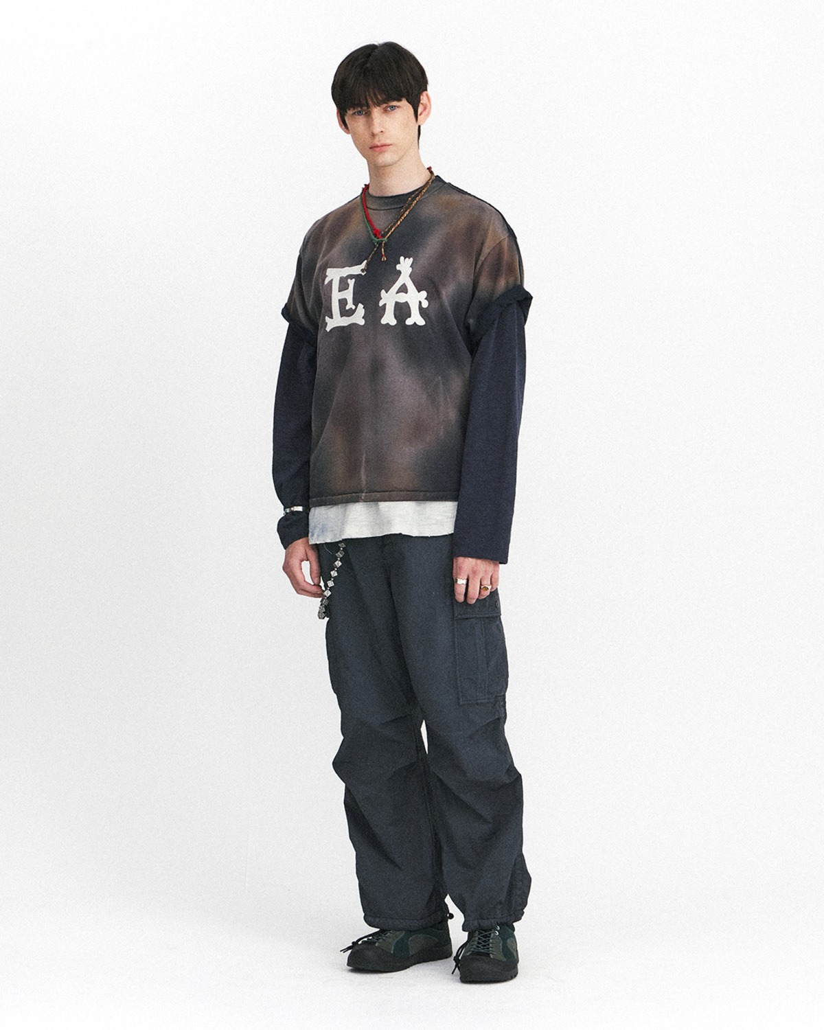 Eastlogue EA LOGO T-SHIRTS / VINTAGE NAVY