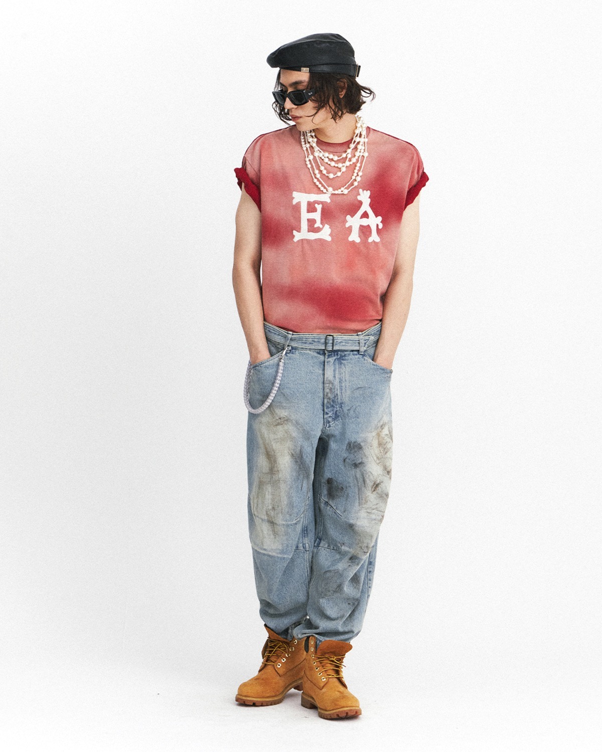 Eastlogue EA LOGO T-SHIRTS / VINTAGE RED