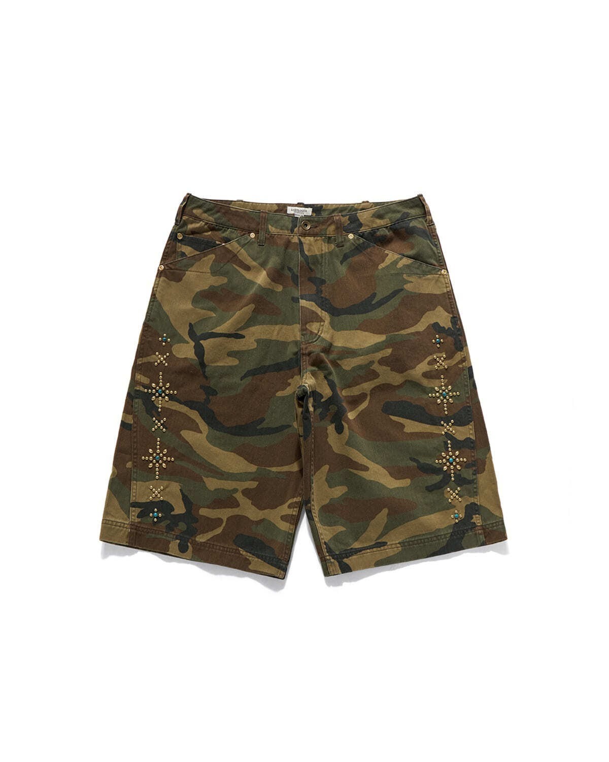 Eastlogue ROCKABILLY CURVED SHORTS / CAMO
