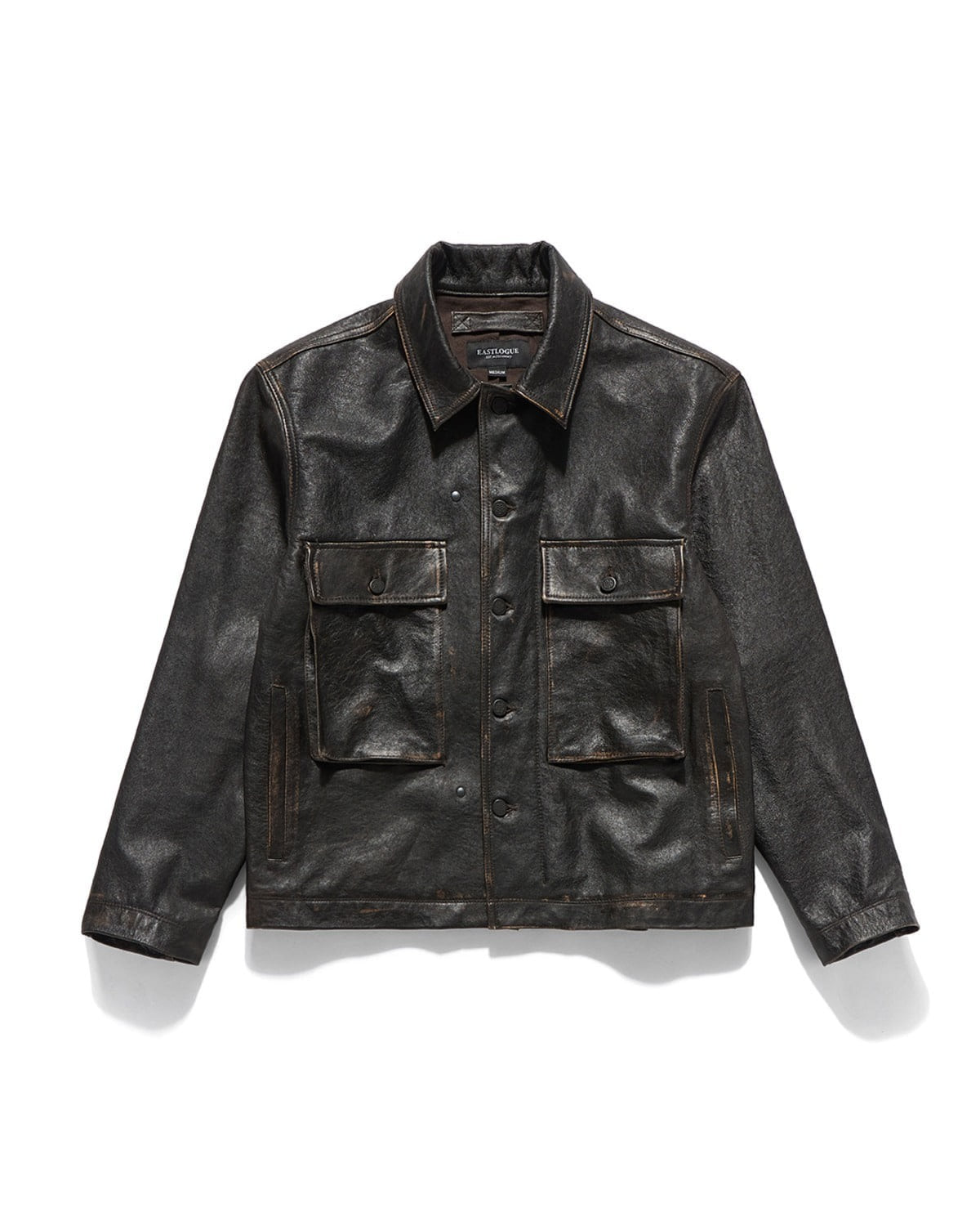 Eastlogue KW M43 LEATHER JACKET / VINTAGE BLACK