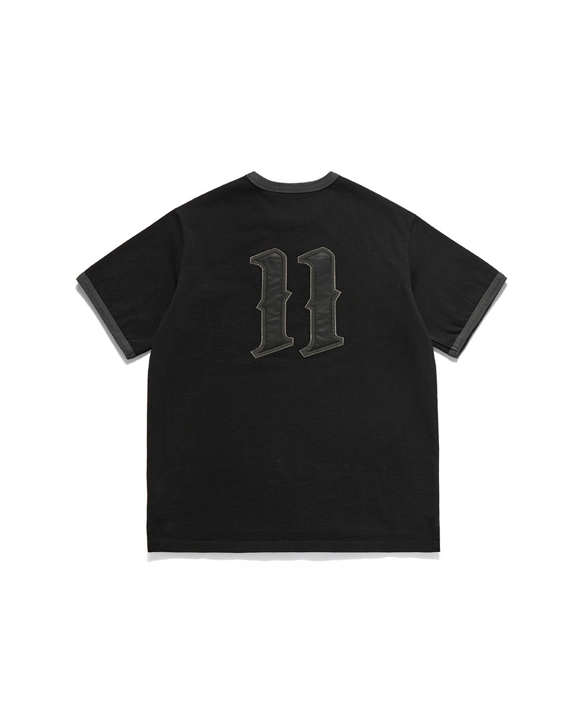 Eastlogue 11 RINGER T-SHIRTS / CHARCOAL & BLACK