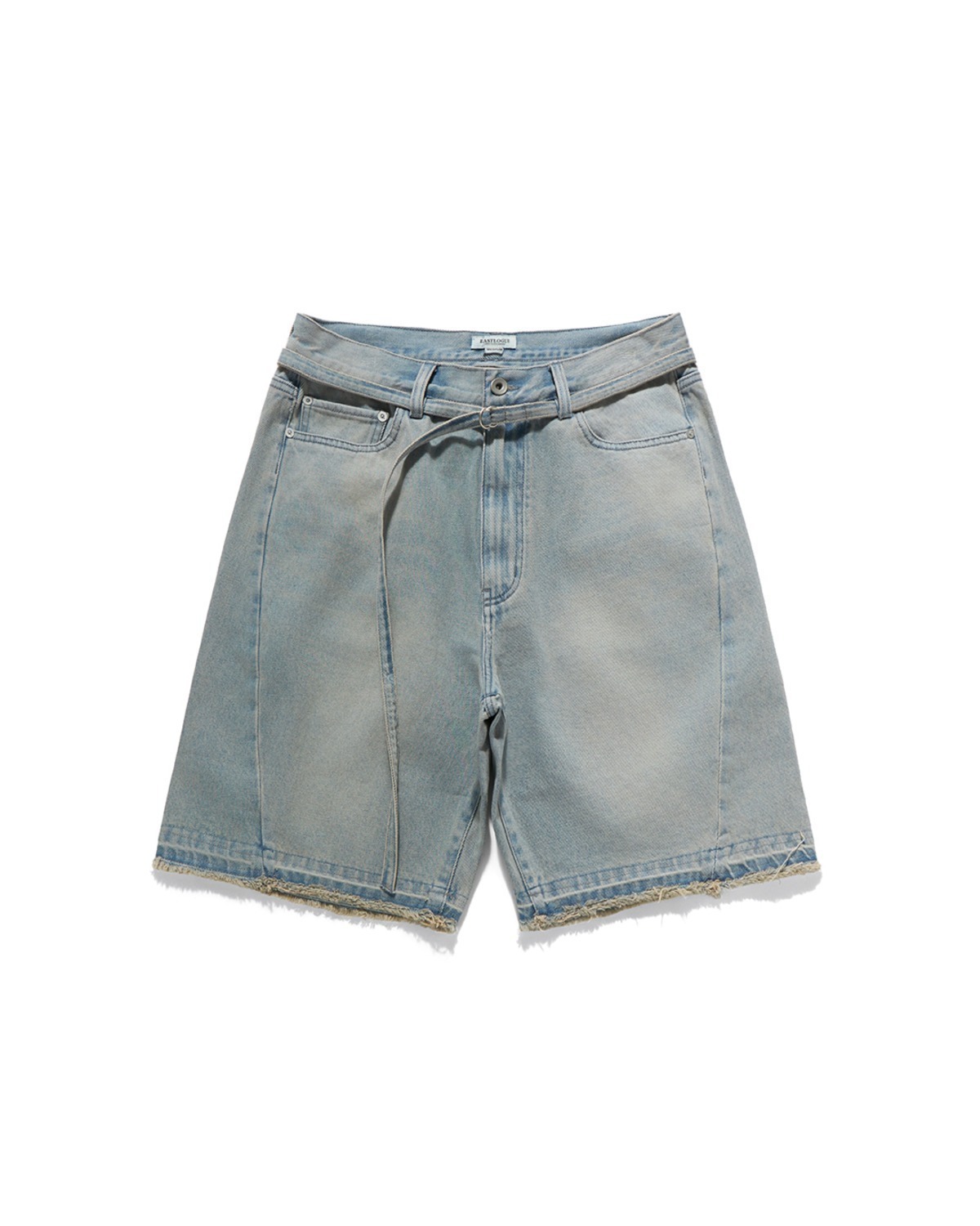 Eastlogue CURVED OUTLAW SHORTS / LIGHT INDIGO