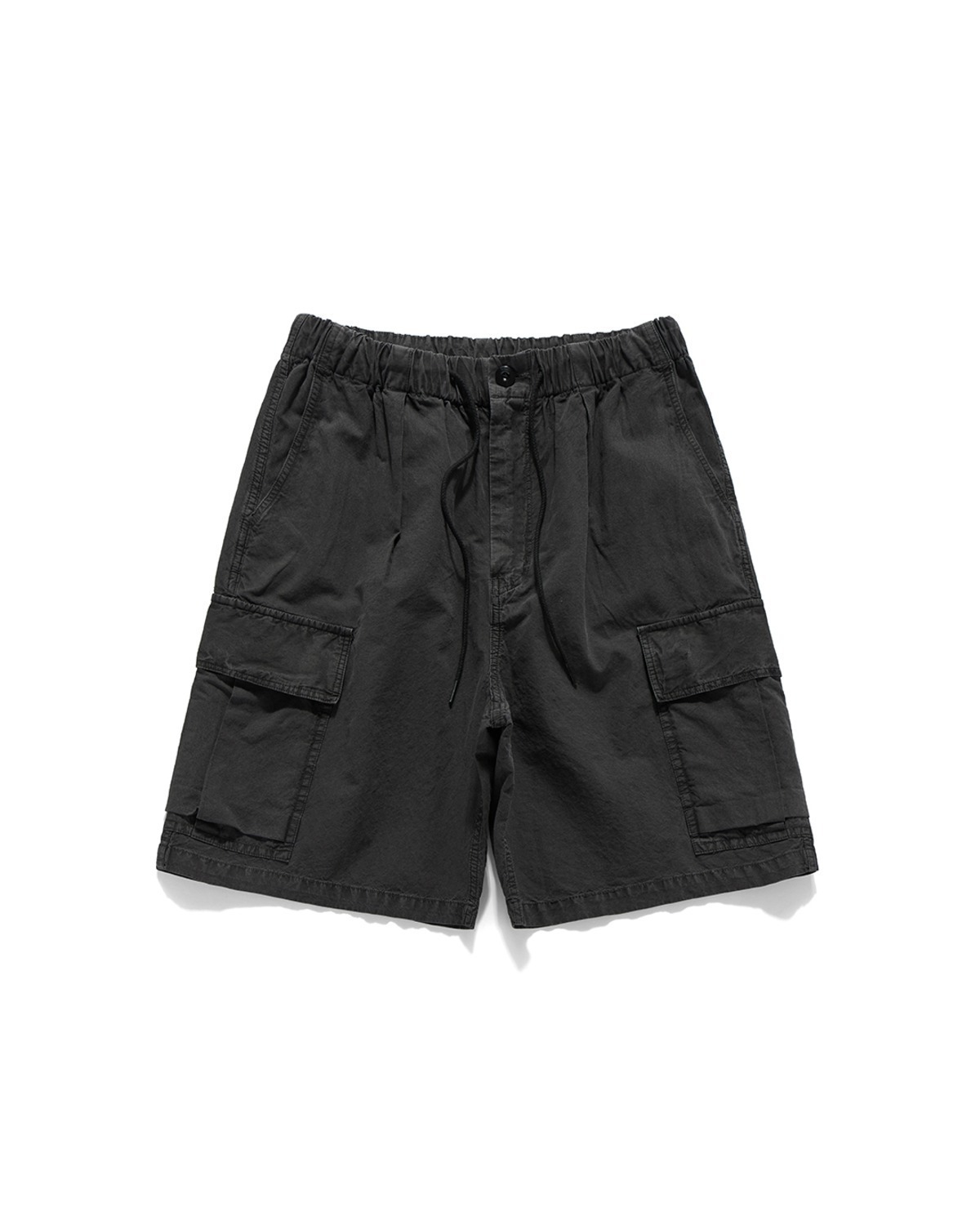 Eastlogue PARACHUTE EASY SHORTS / VINTAGE BLACK LINEN