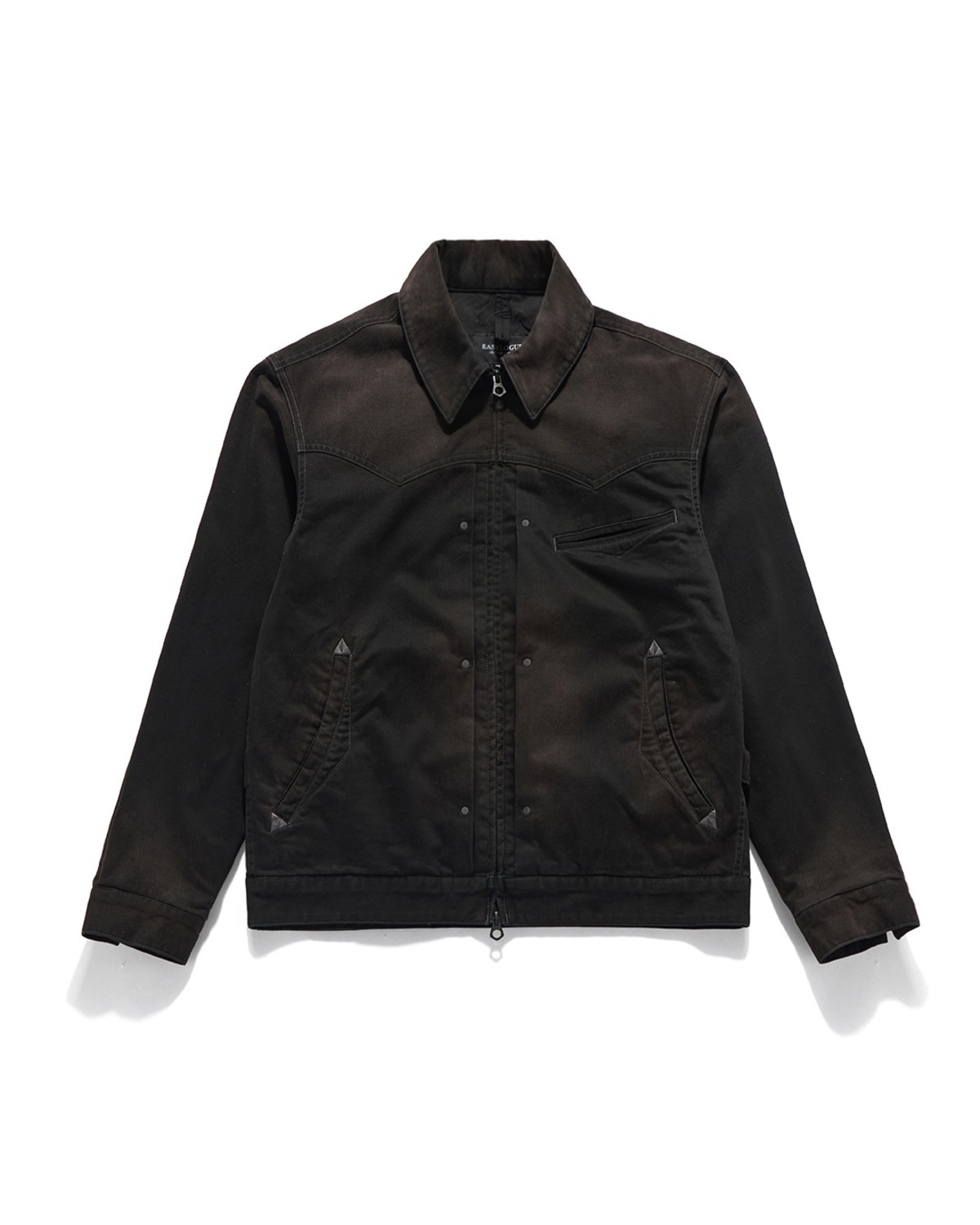 Eastlogue WESTERN TRUCKER JACKET / BLACK MOLESKIN